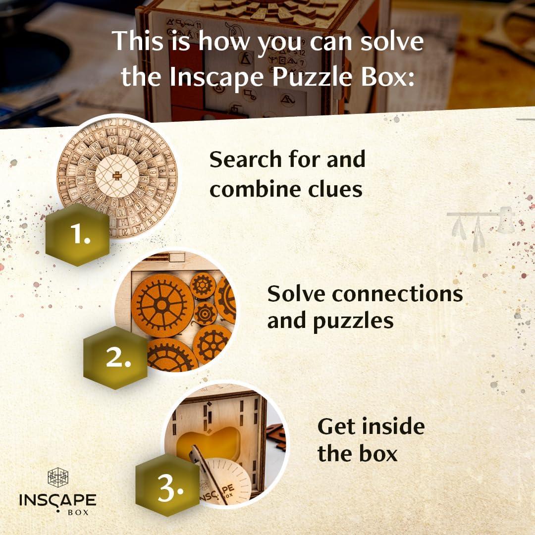 Rompecabezas INSCAPE Da Vinci - Juego de Escape en Caja