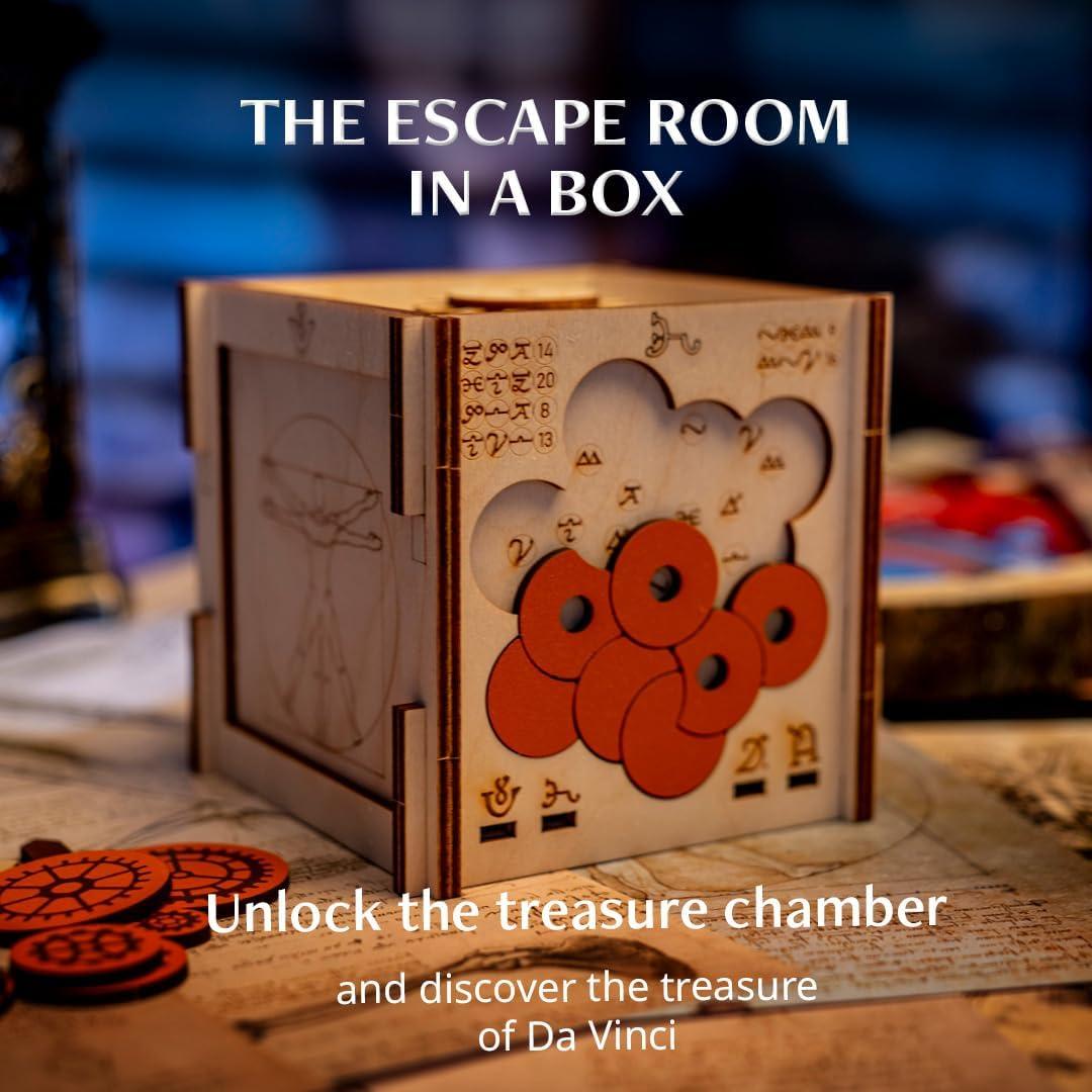 Rompecabezas INSCAPE Da Vinci - Juego de Escape en Caja