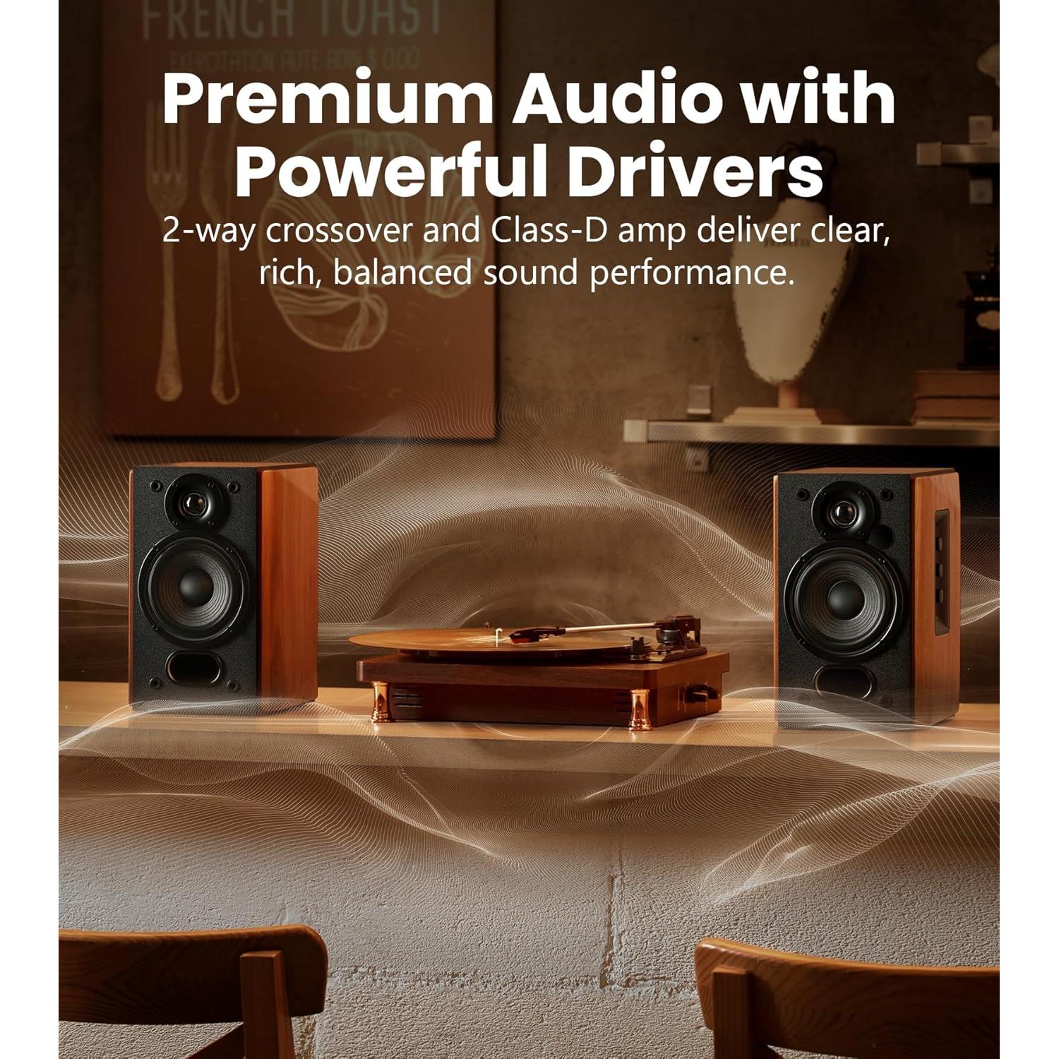 Altavoces Edifier R1380DB 2.0 Activos Bluetooth 42W RMS Madera