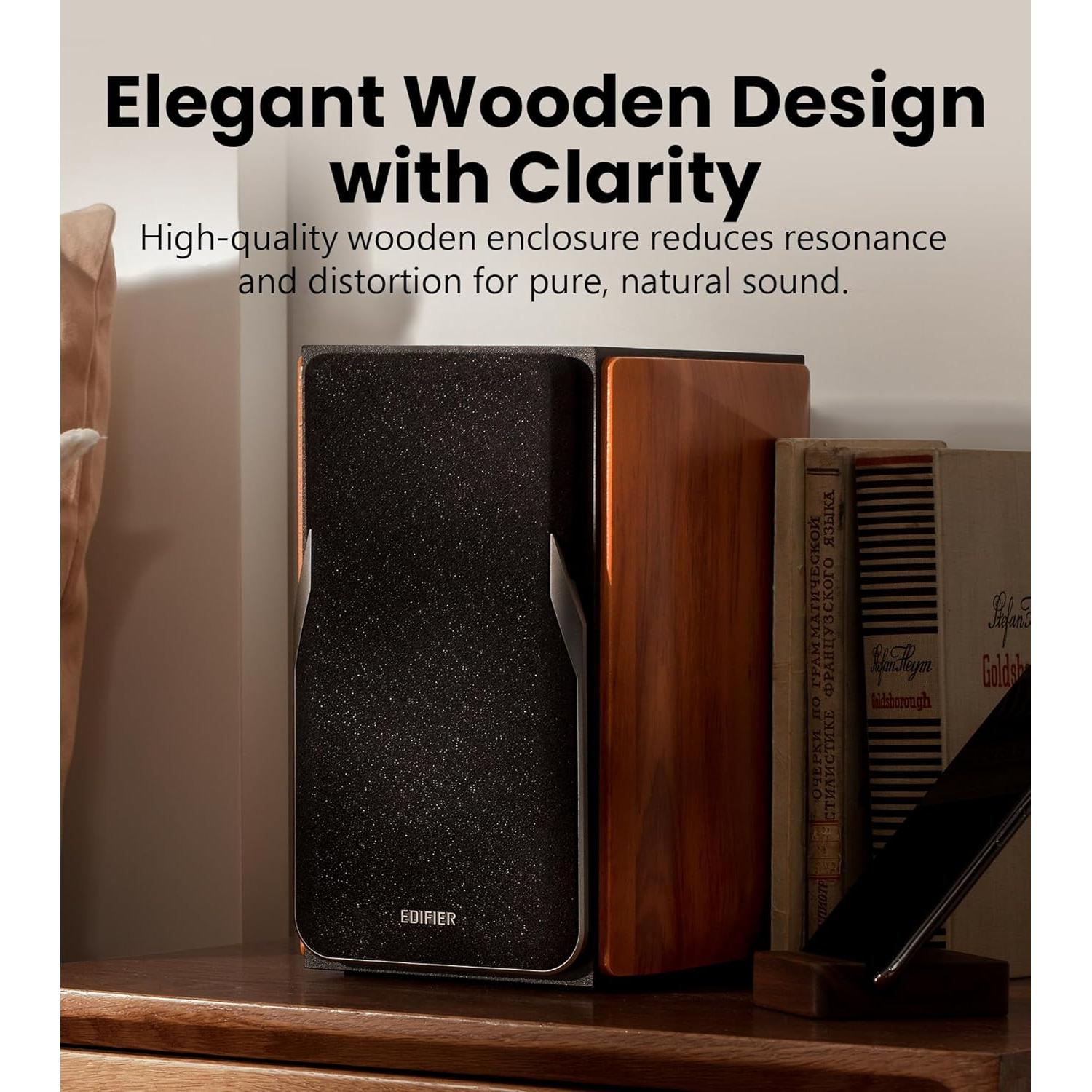 Altavoces Edifier R1380DB 2.0 Activos Bluetooth 42W RMS Madera