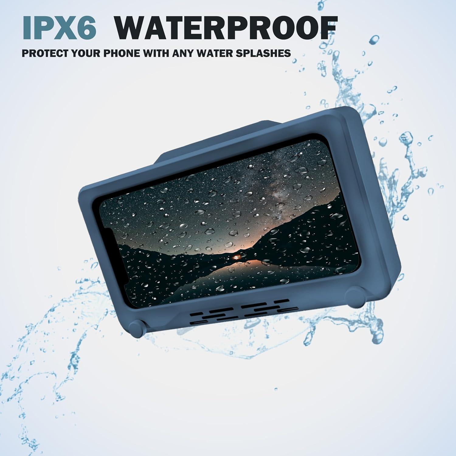 Soporte para Teléfono de Ducha Impermeable SHENZHEN 360° Ajustable