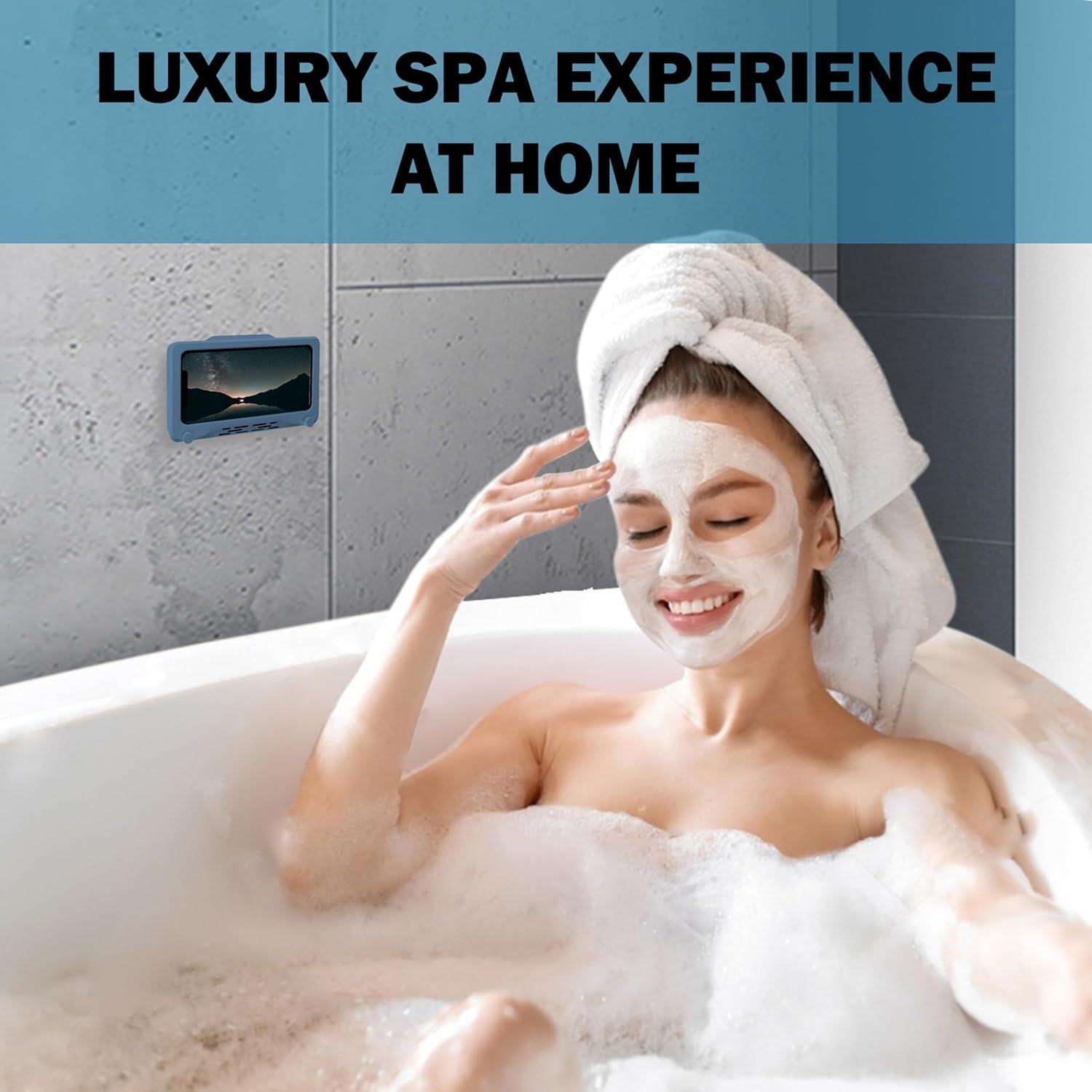 Soporte para Teléfono de Ducha Impermeable SHENZHEN 360° Ajustable