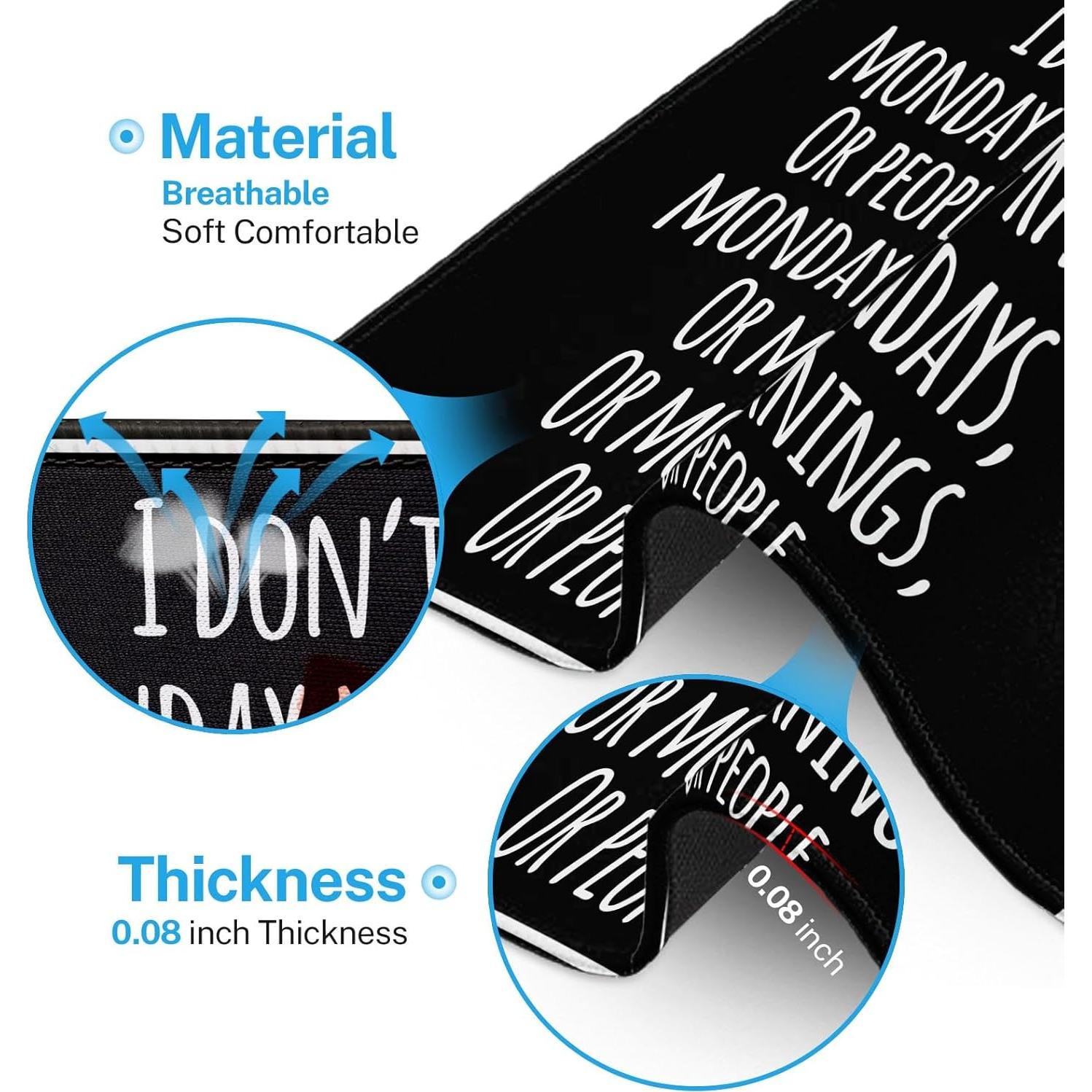 Alfombrilla para Mouse Emvency 24.1x20.1 cm Sarcástica