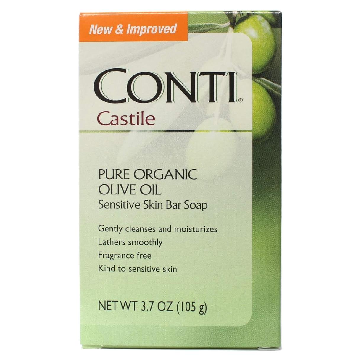 Jabón en Barra Orgánico de Aceite de Oliva Conti 105g x11