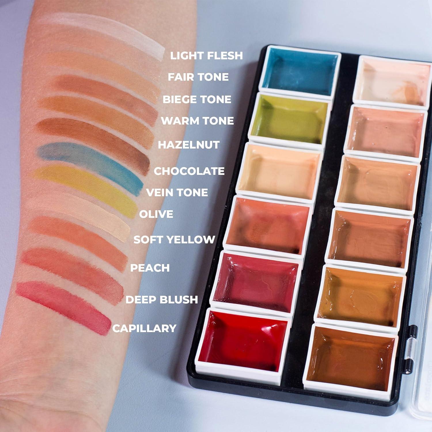Paleta de Tonos de Piel Narrative Cosmetics 12 Colores SFX
