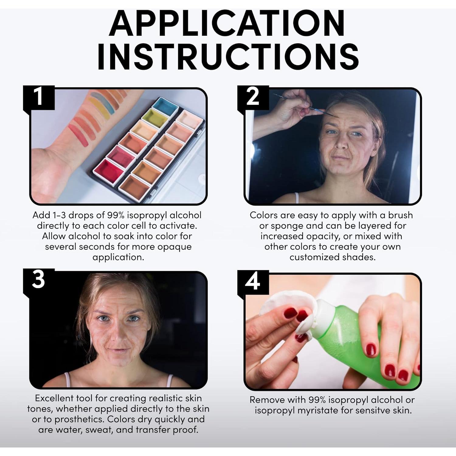 Paleta de Tonos de Piel Narrative Cosmetics 12 Colores SFX