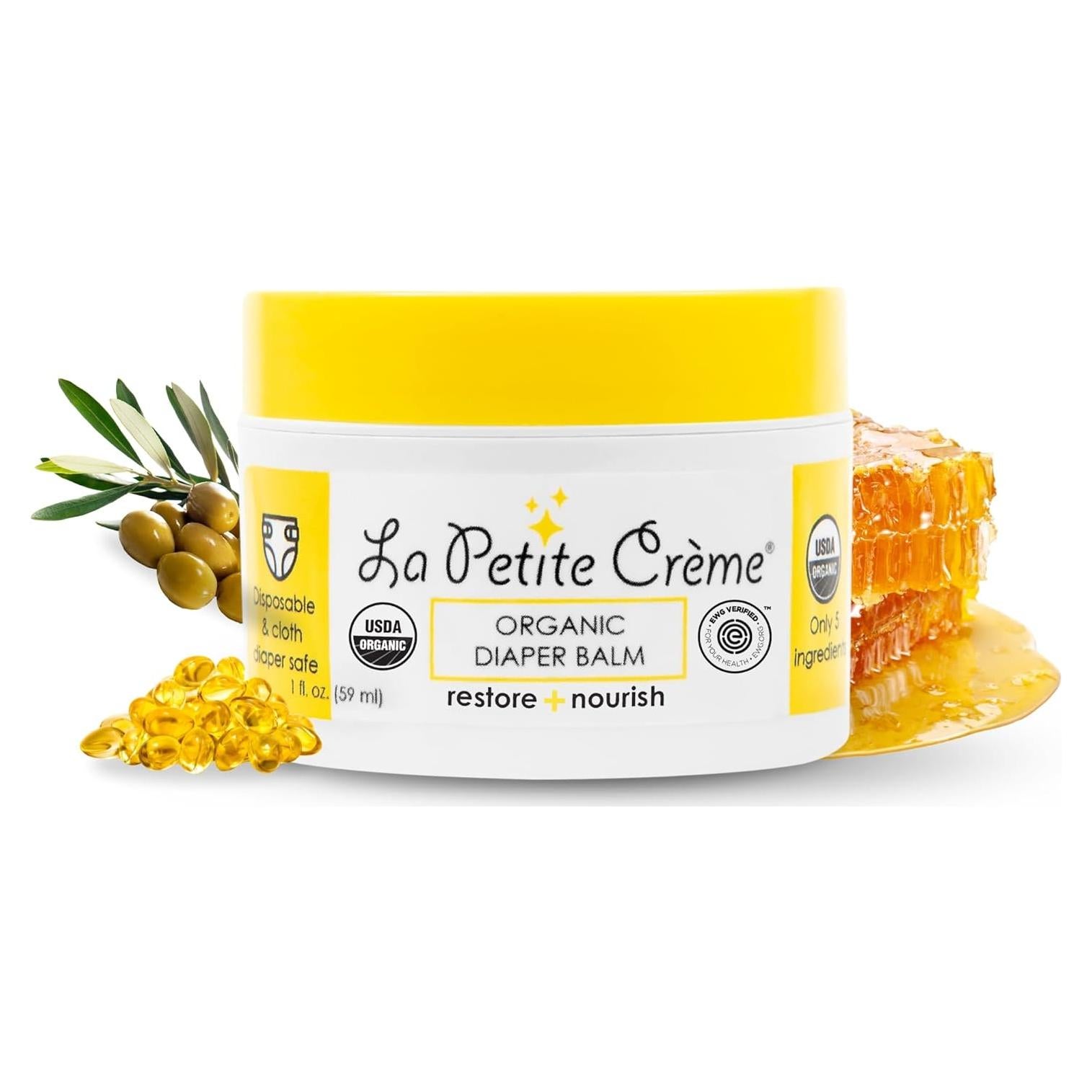 Bálsamo Orgánico para Pañales La Petite Creme 28.35 g