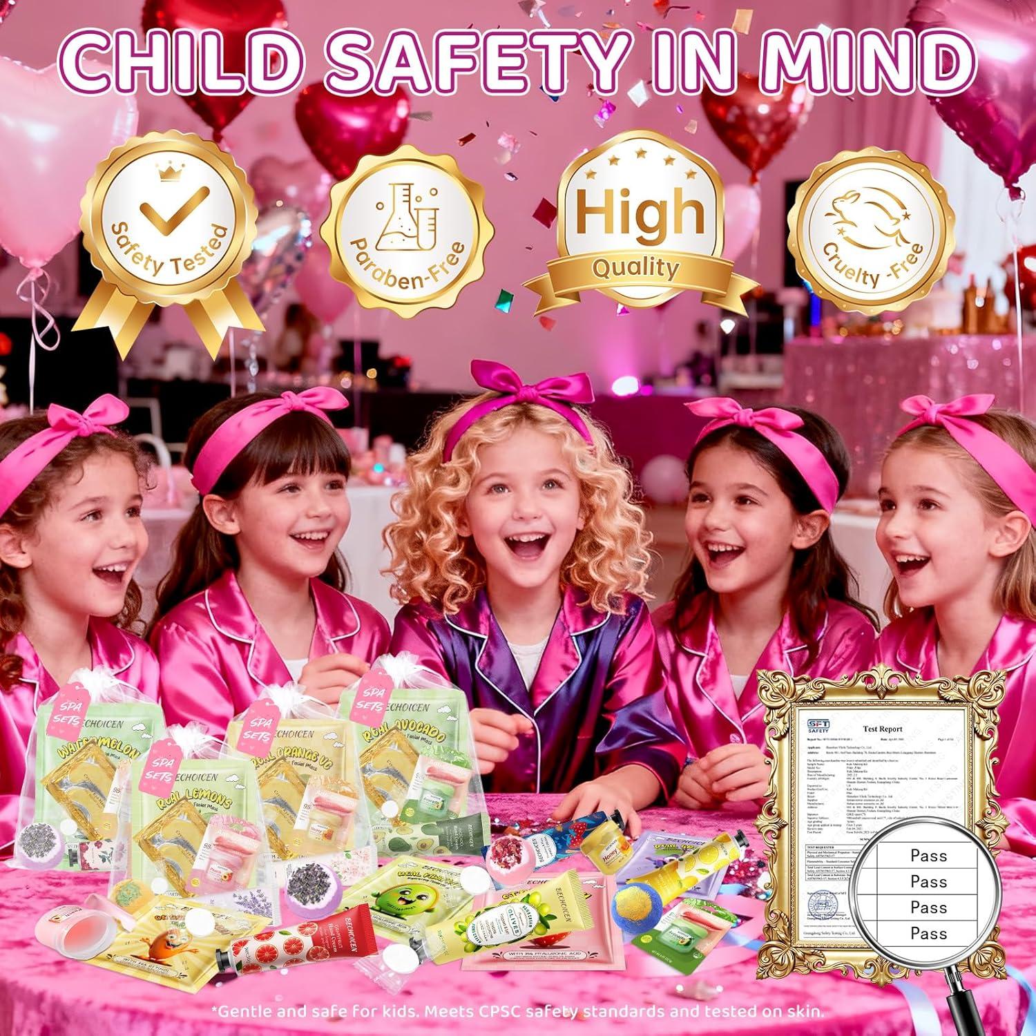 Kit de Spa 28Pcs BECHOICEN con Mascarillas y Bombas de Baño