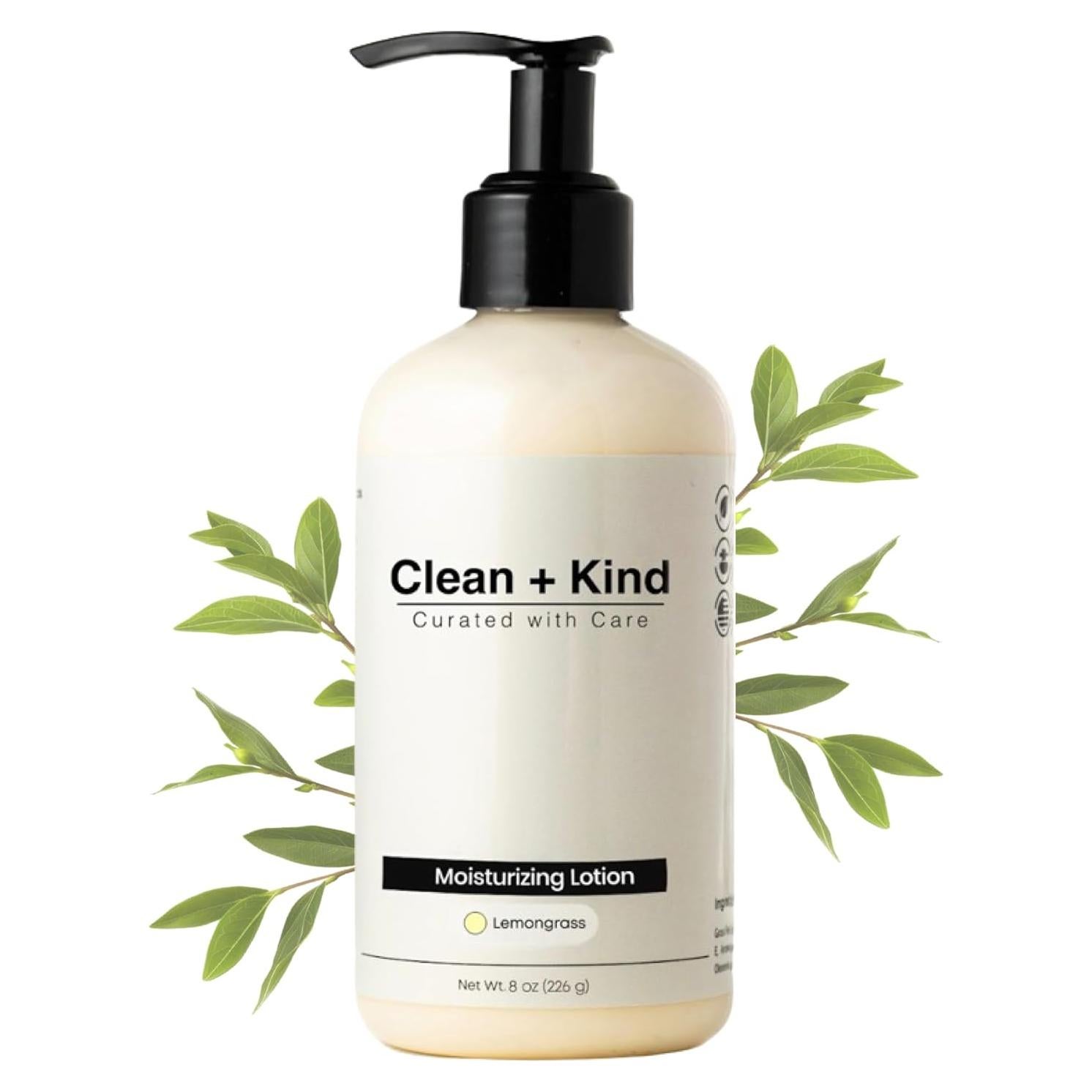 Loción Corporal Hidratante Clean + Kind 227 g - Sebo y Jojoba