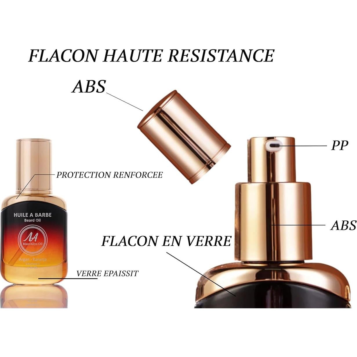 Aceite para Barba Mass'Aliya - Hidratante y Perfumado 168g