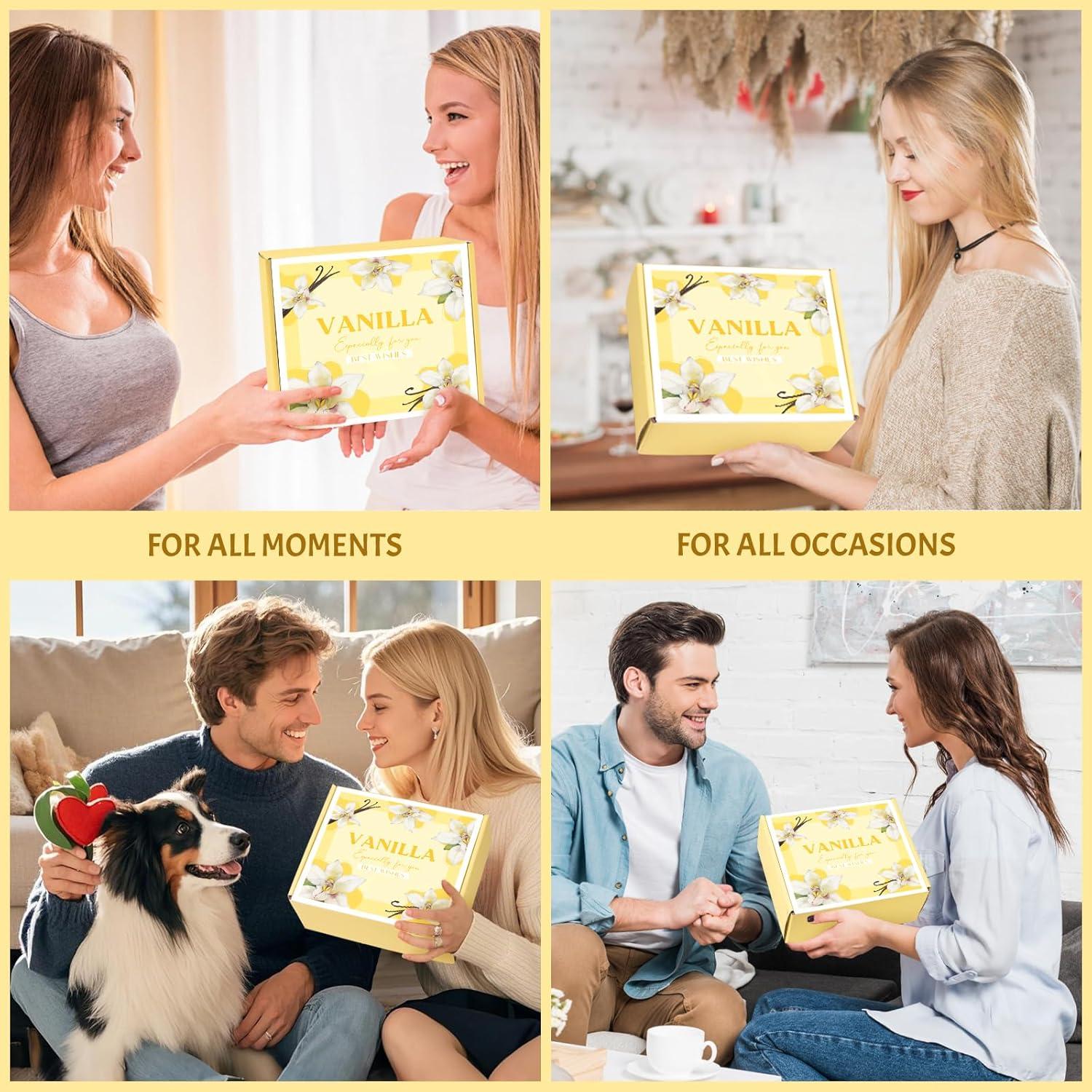 Cesta de Regalo de Spa Relajante GiftPeak Vainilla 9PCS