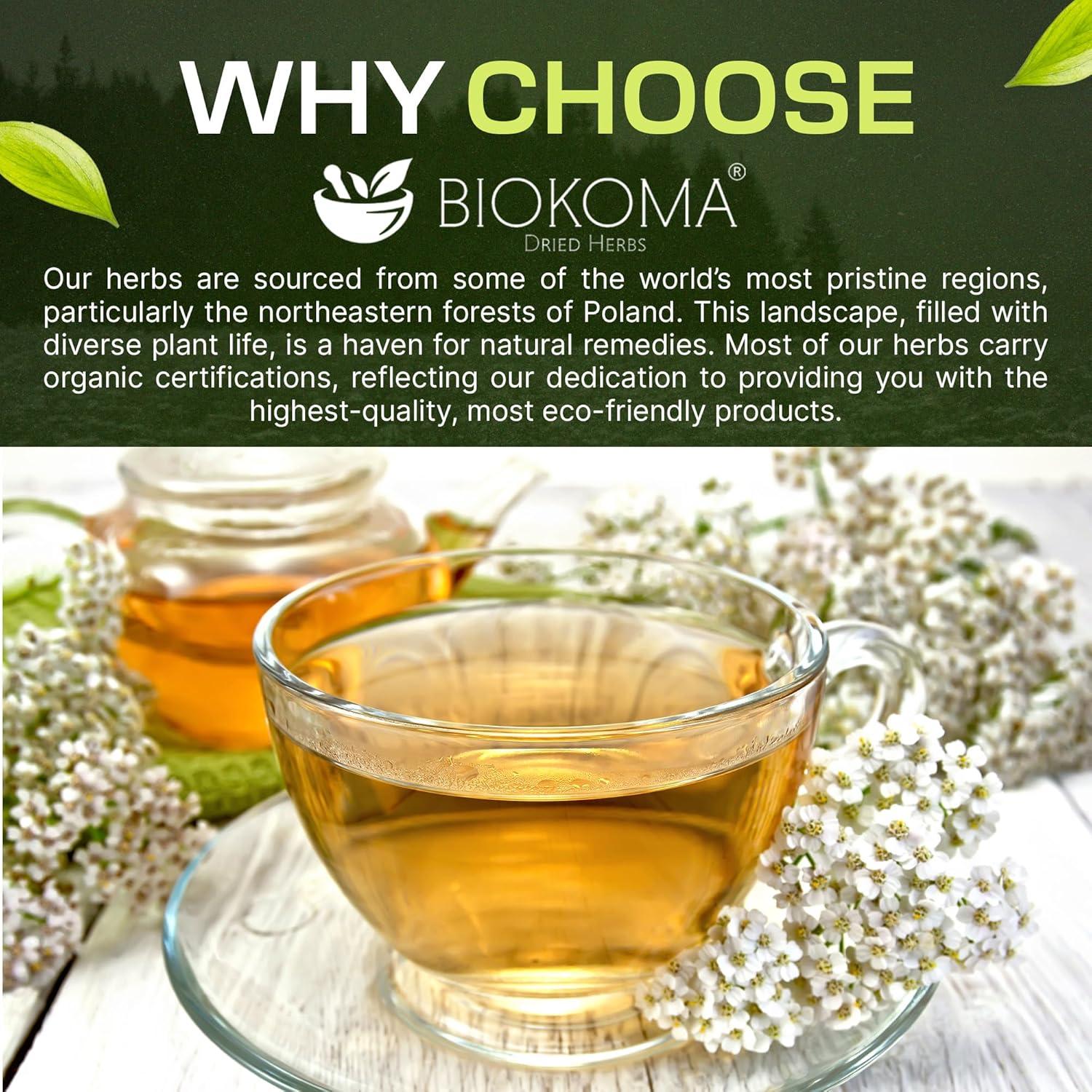 Biokoma Hierba de Milenrama Orgánica 50g - Té Natural Sin Aditivos