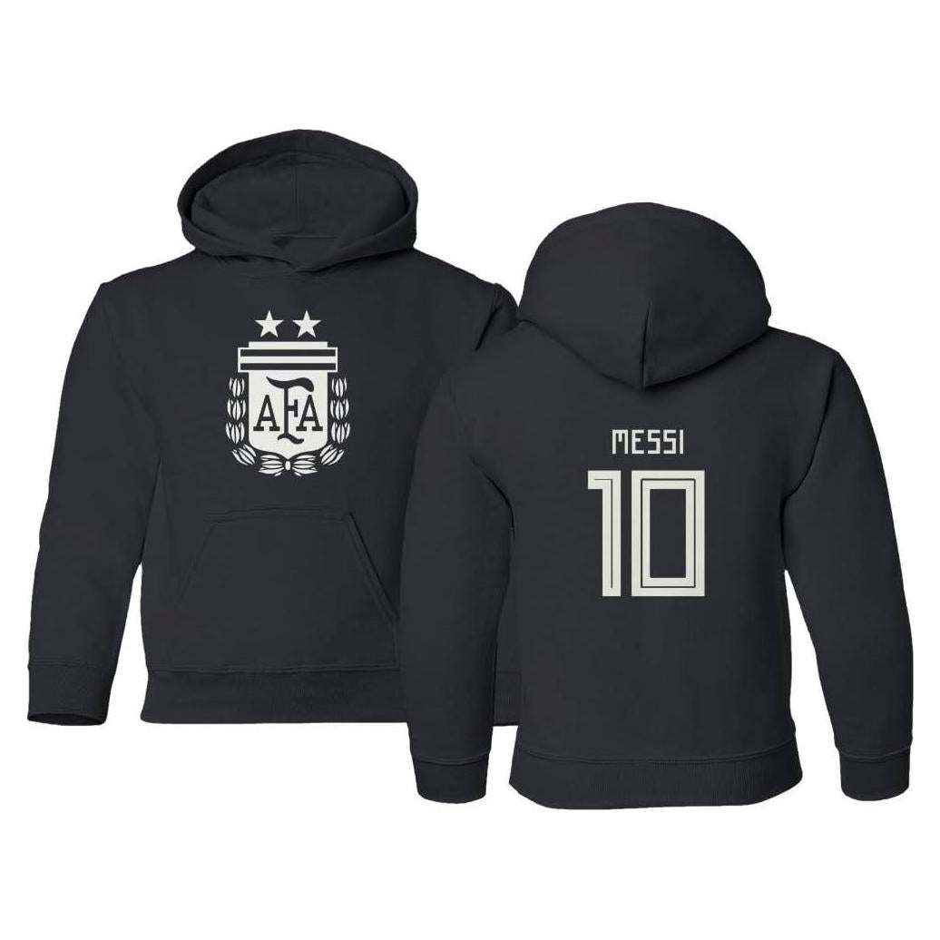 Sudadera con Capucha Unisex Niños Argentina #10 Messi 2021