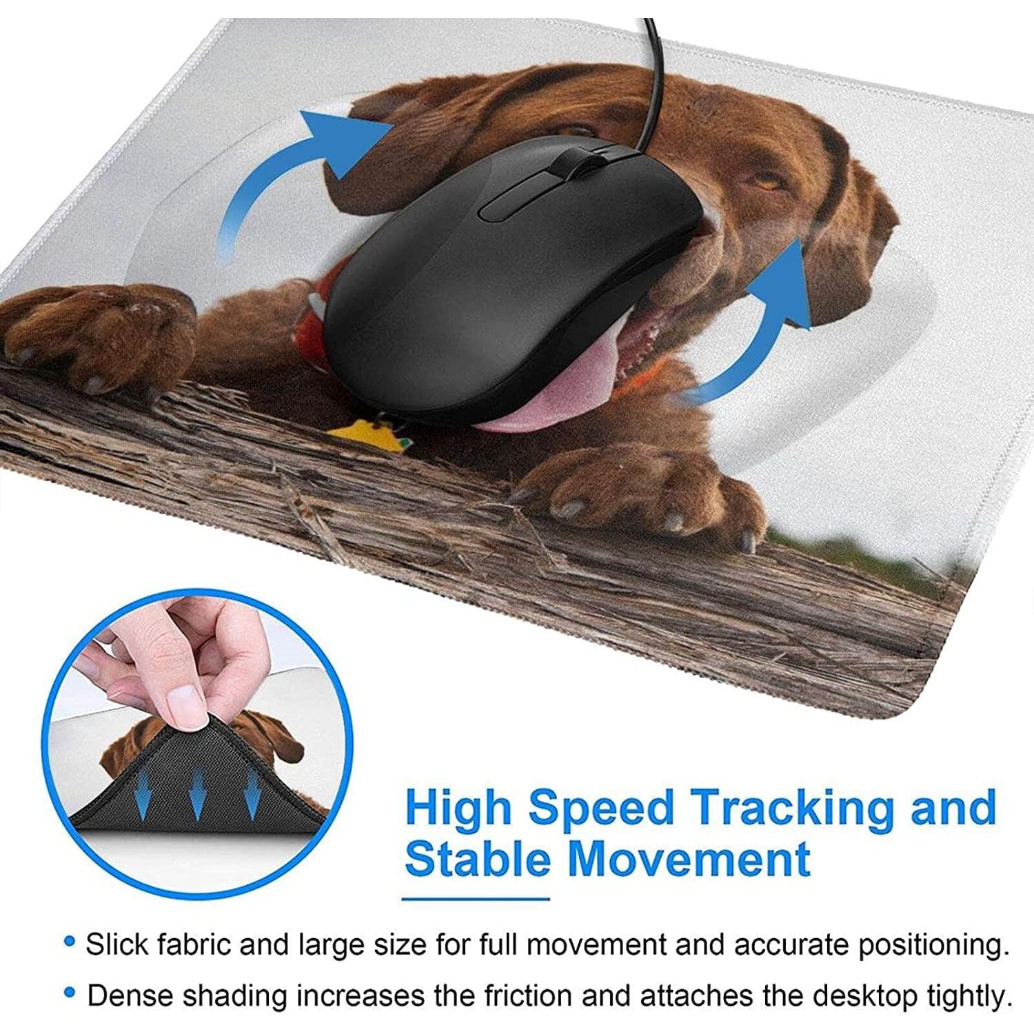 Alfombrilla de Ratón Personalizada SHUANGFEI 25x30cm Antideslizante