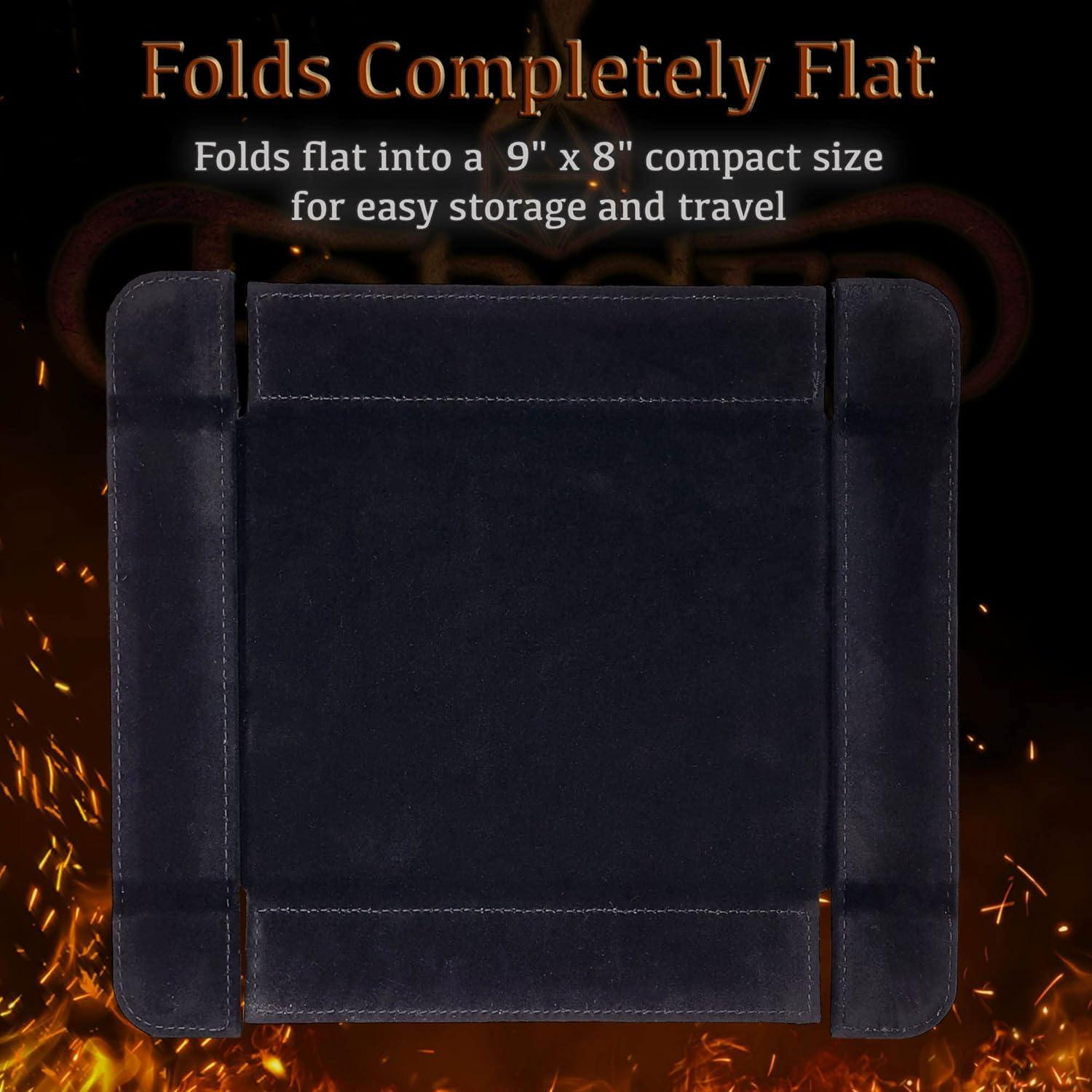 Bandeja de Dados Plegable Forged Dice Co. Negra 16.8x13.3cm