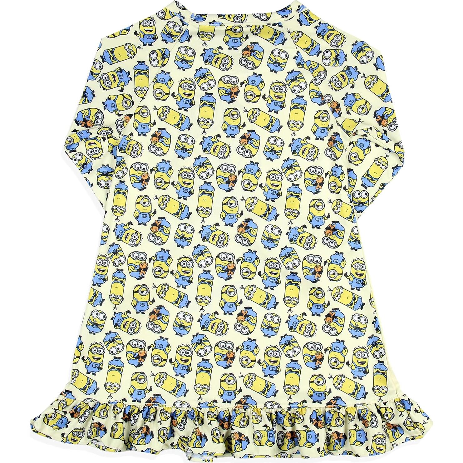 Vestido de Noche para Niñas Minions Intimo 2T Blanco Roto