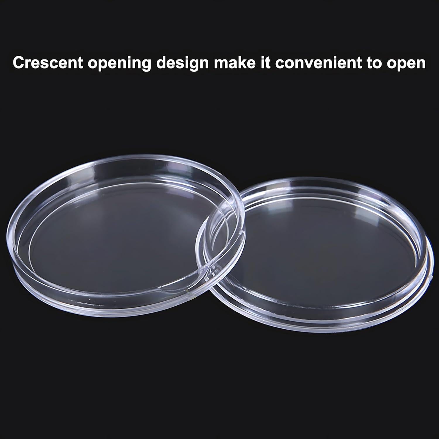 Cápsulas para Monedas FRIMOONY 30mm - 200 Piezas con Juntas