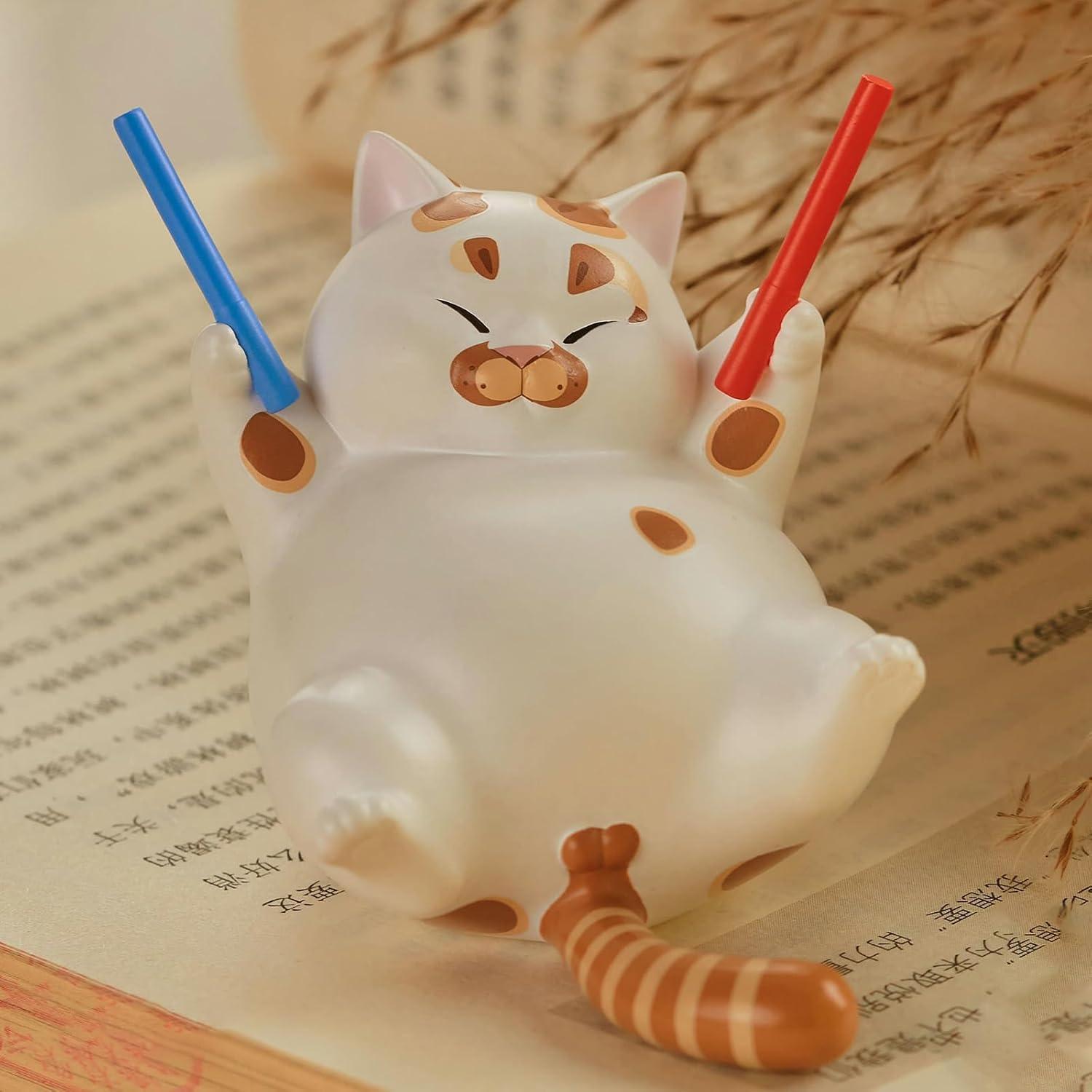 Set de 6 Figuras Coleccionables LouLou Cerdo Gato Serie-2