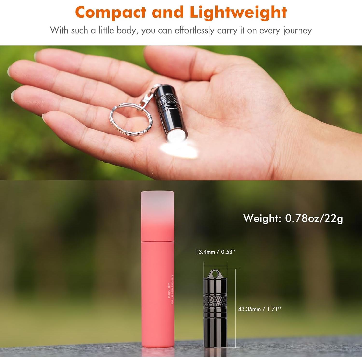 Linterna de Llavero Brinyte M18 Mini Recargable 110 Lúmenes