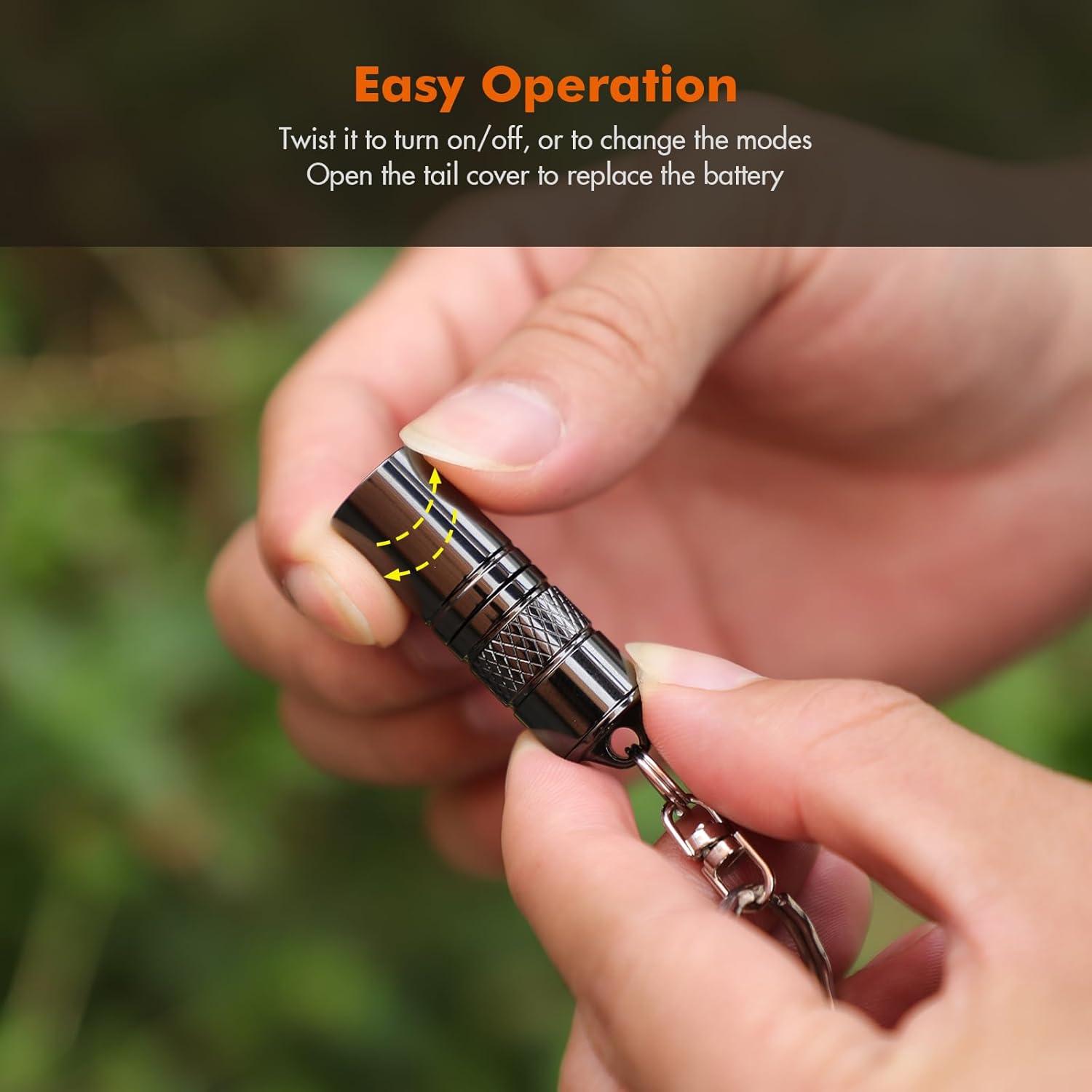 Linterna de Llavero Brinyte M18 Mini Recargable 110 Lúmenes