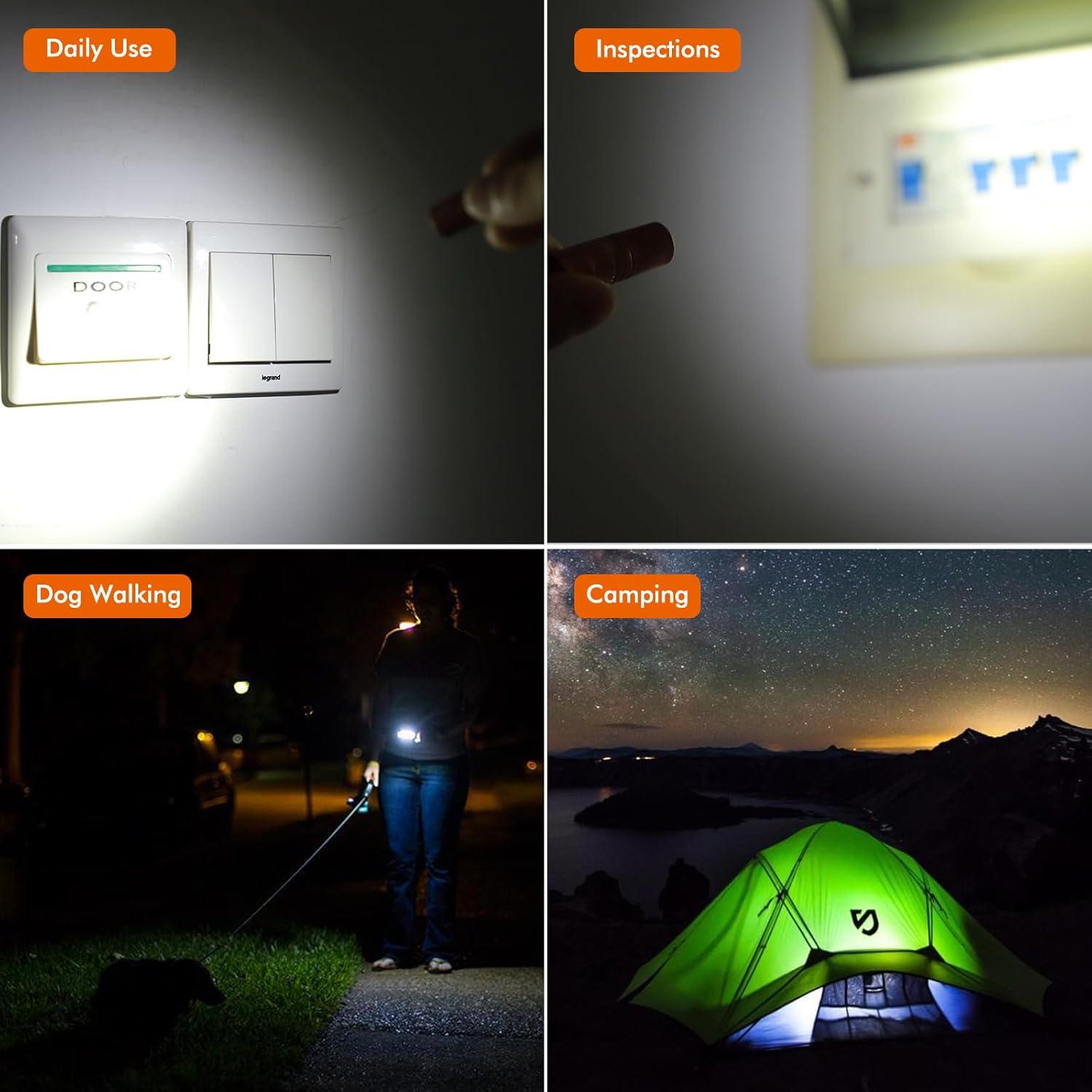 Linterna de Llavero Brinyte M18 Mini Recargable 110 Lúmenes