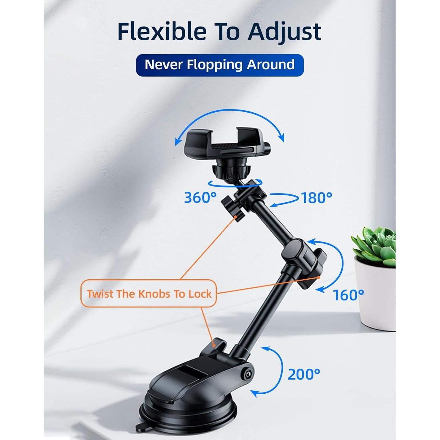 Soporte para Teléfono de Coche xuenair C26 Ajustable 4.7-7.2"