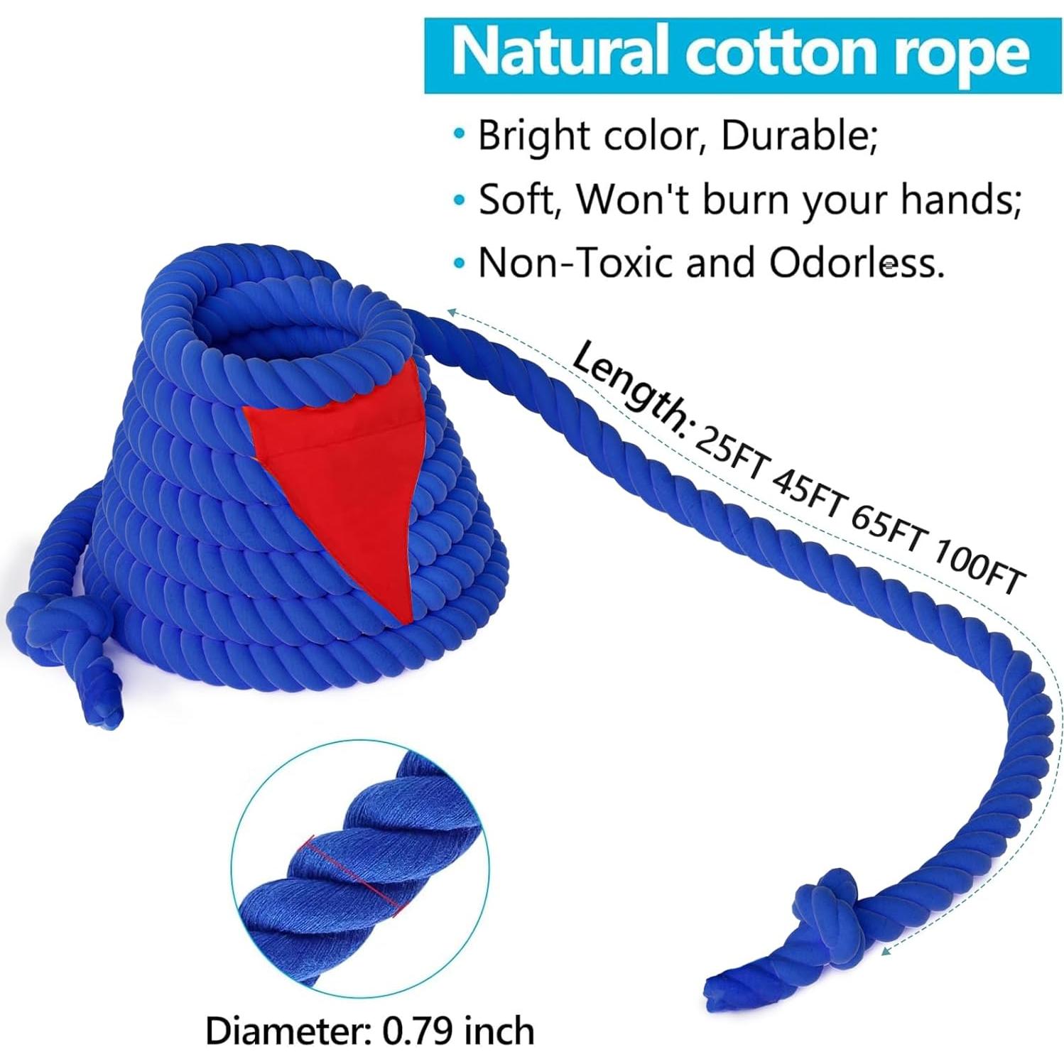 Tira de Guerra X XBEN 7.62m Azul para Niños y Adultos