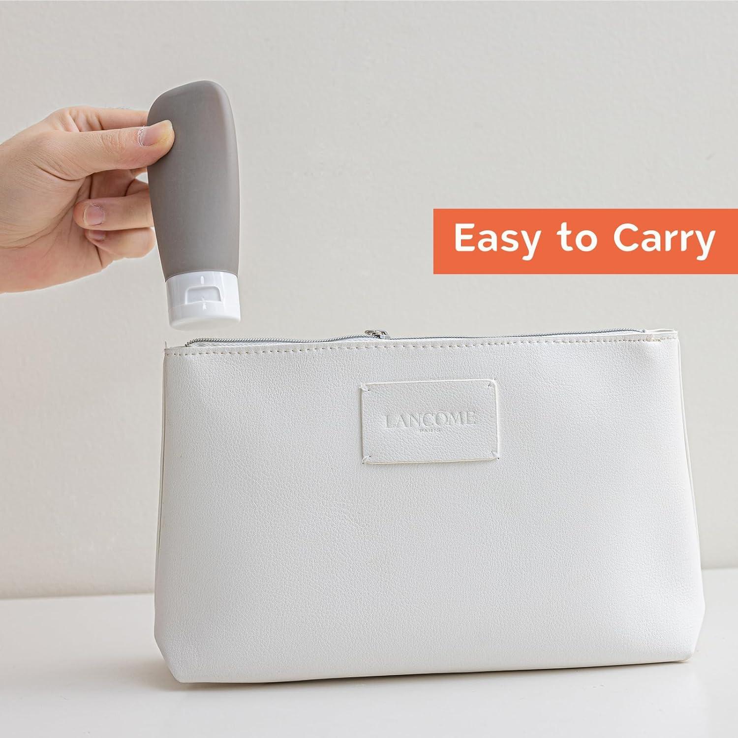 Botellas de Viaje DEWSENSI 6 Pack 2 oz Aprobadas por TSA