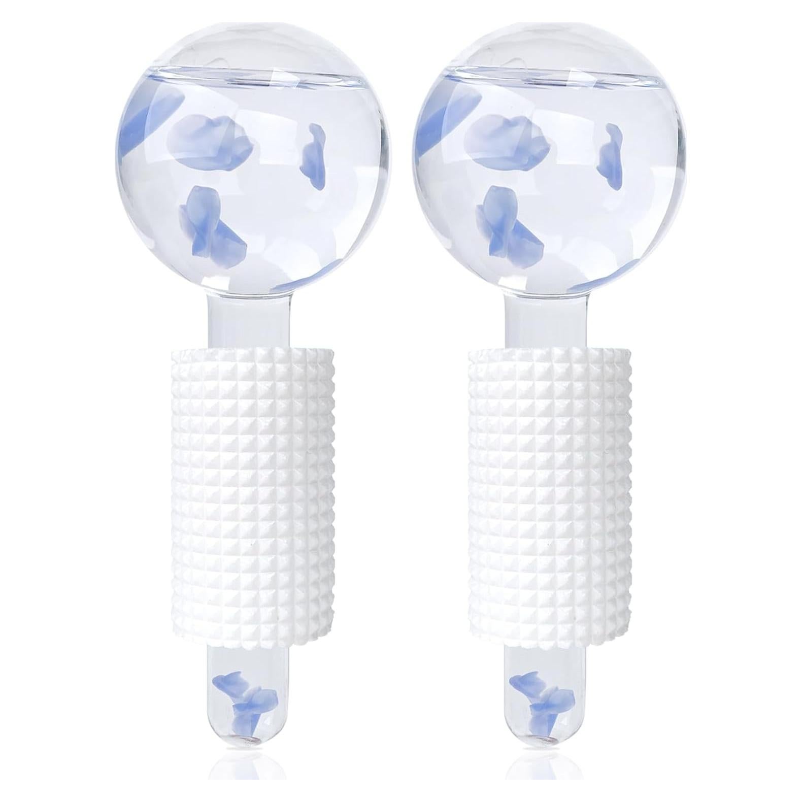 Esferas de Hielo Facial Ylowcoo 2PCS Azul - Masaje Antienvejecimiento