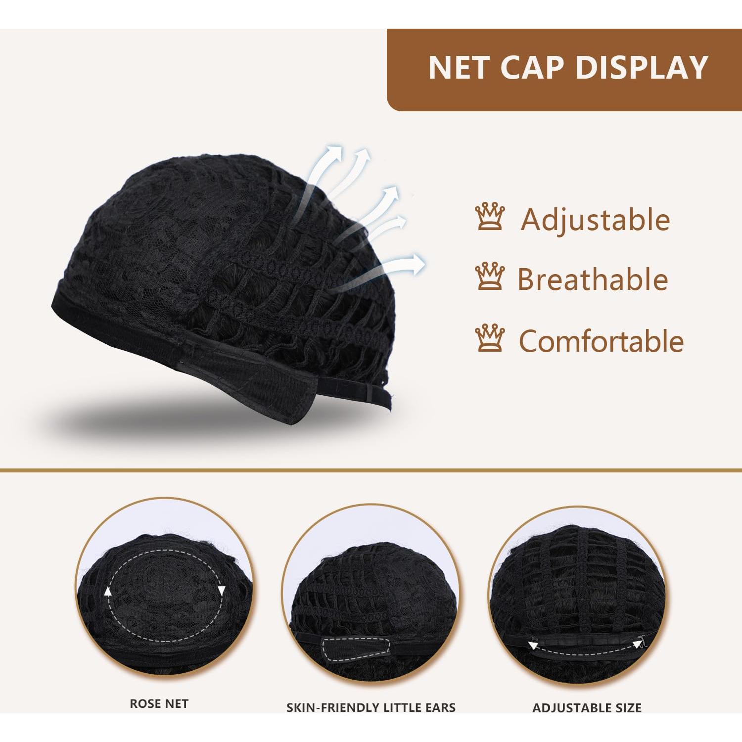 Peluca Mullet Negra Airhostess 45.72 cm para Fiesta