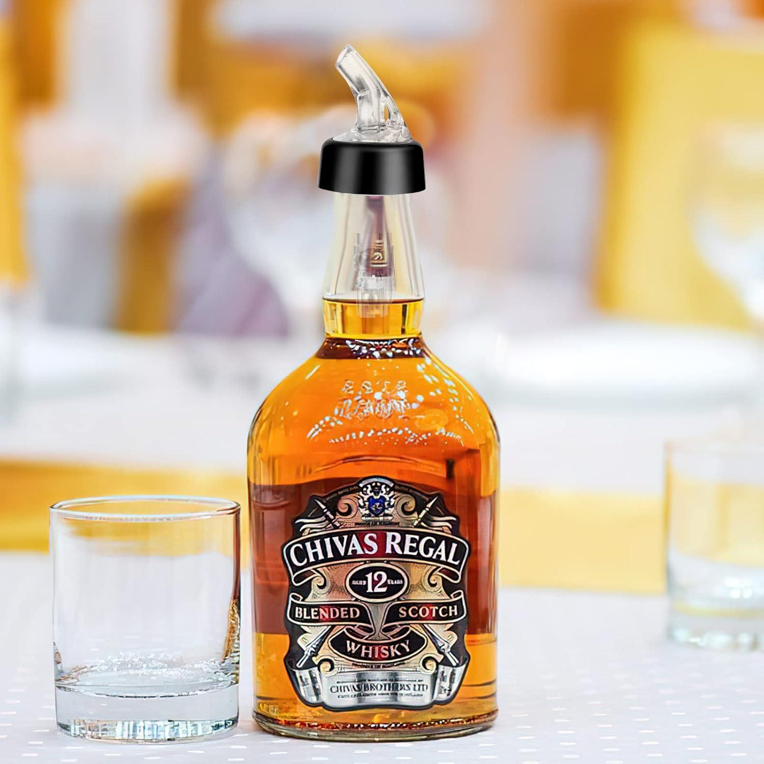 Vertedor Automático Medido 1oz NIFFBDH - 4 Piezas con Tapas