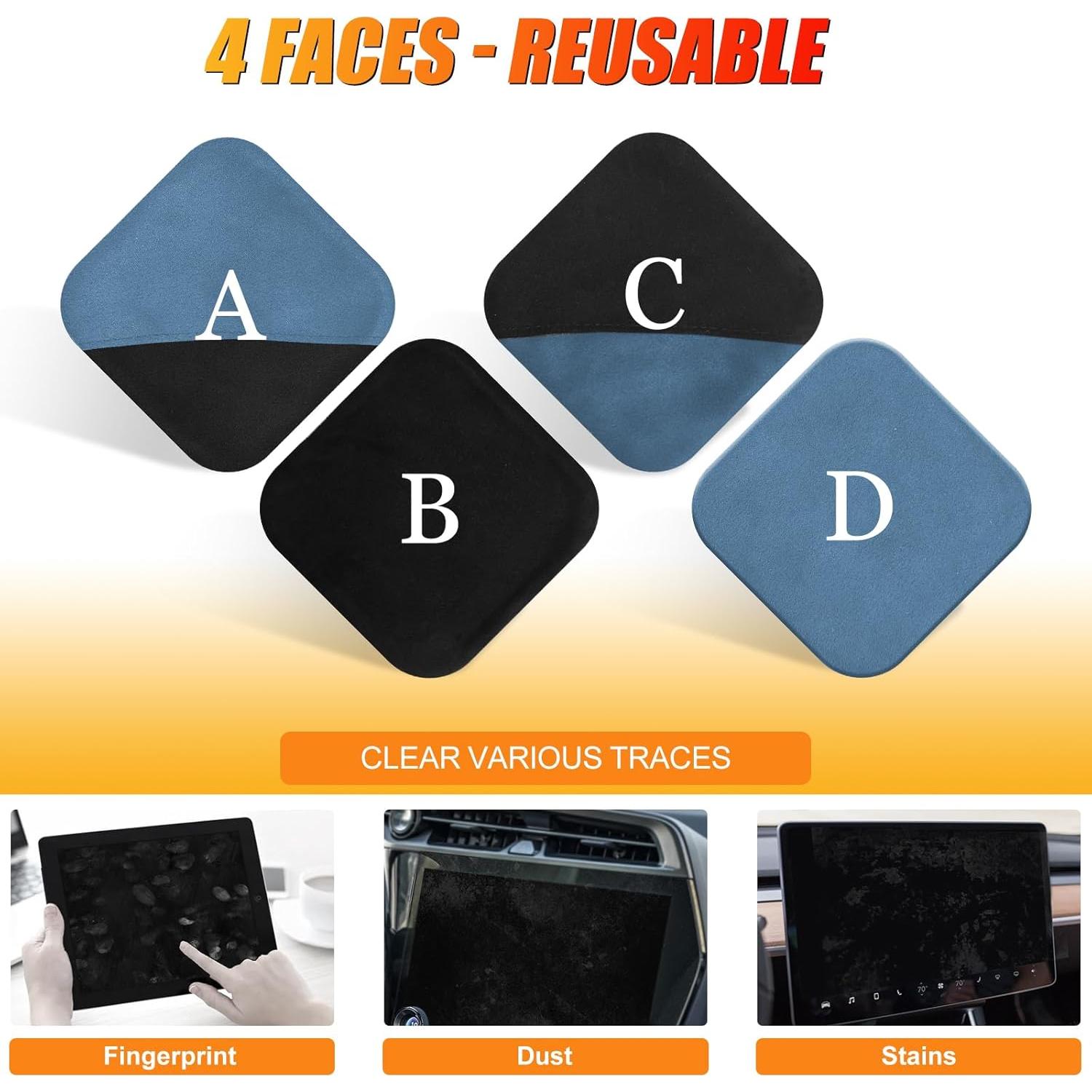 Limpiador de Pantallas de Coche SuperKaKa - Paño Microfibra Azul