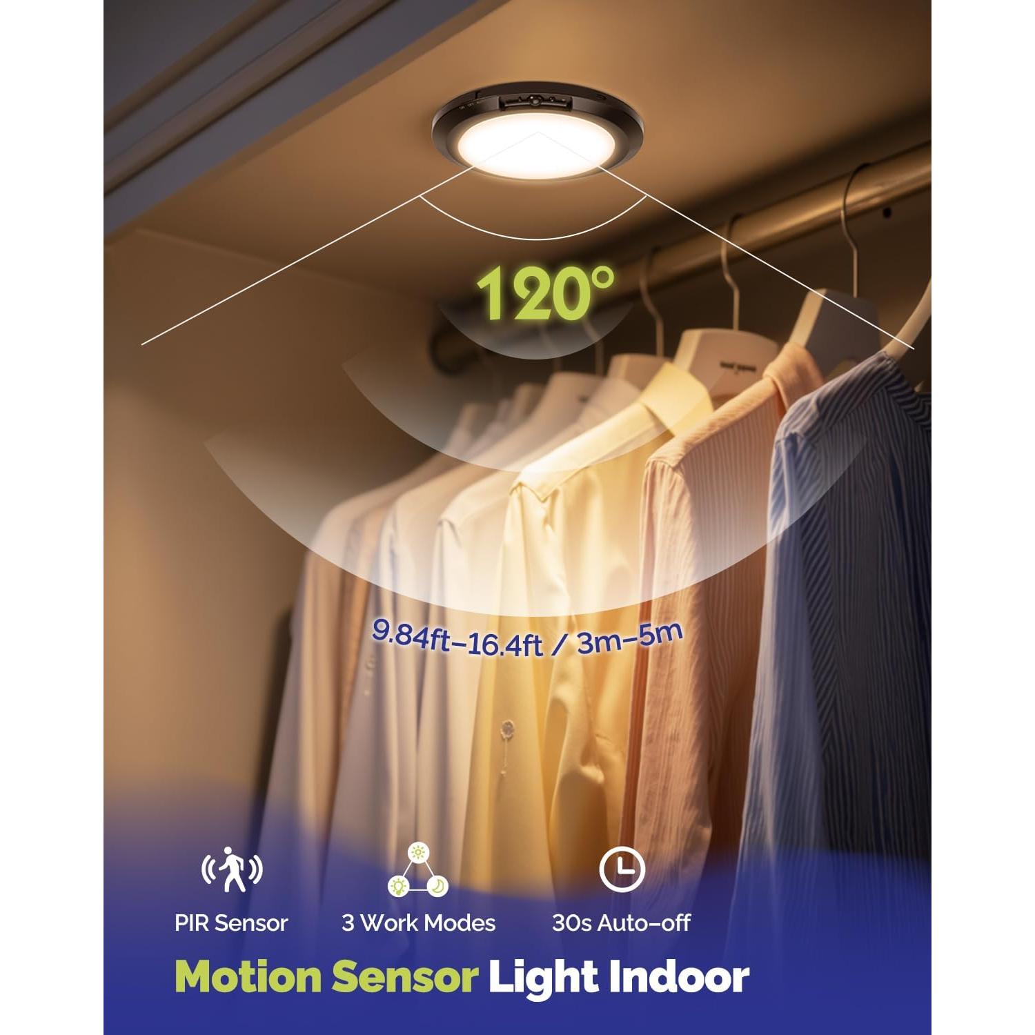 Luz de Techo Recargable Aggforbl 10,000mAh con Control Remoto