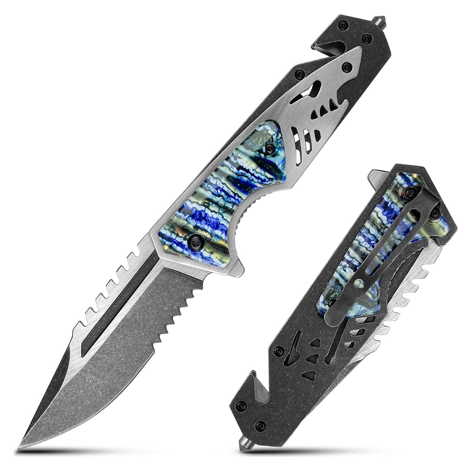 Cuchillo de Bolsillo Plegable MADSABRE 21.5 cm Acero EDC