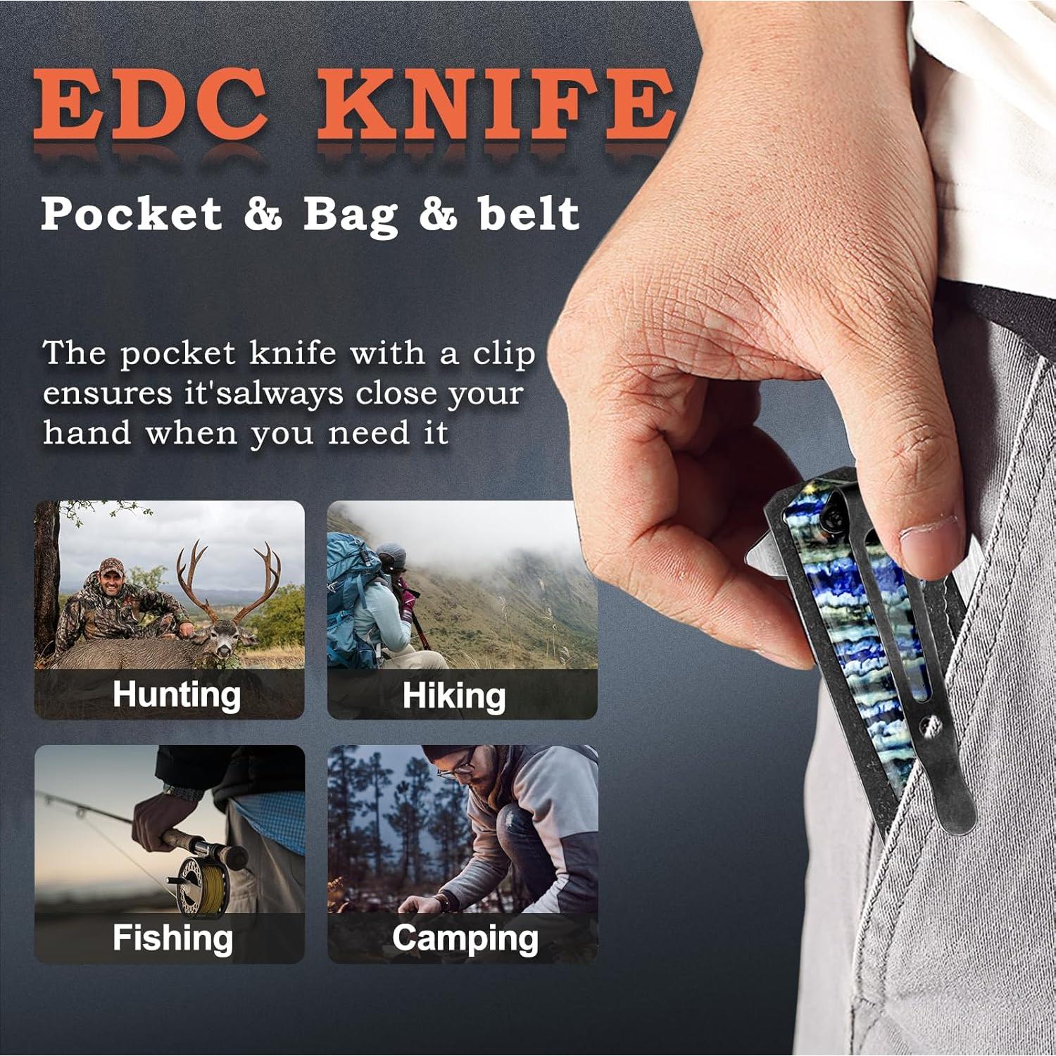 Cuchillo de Bolsillo Plegable MADSABRE 21.5 cm Acero EDC