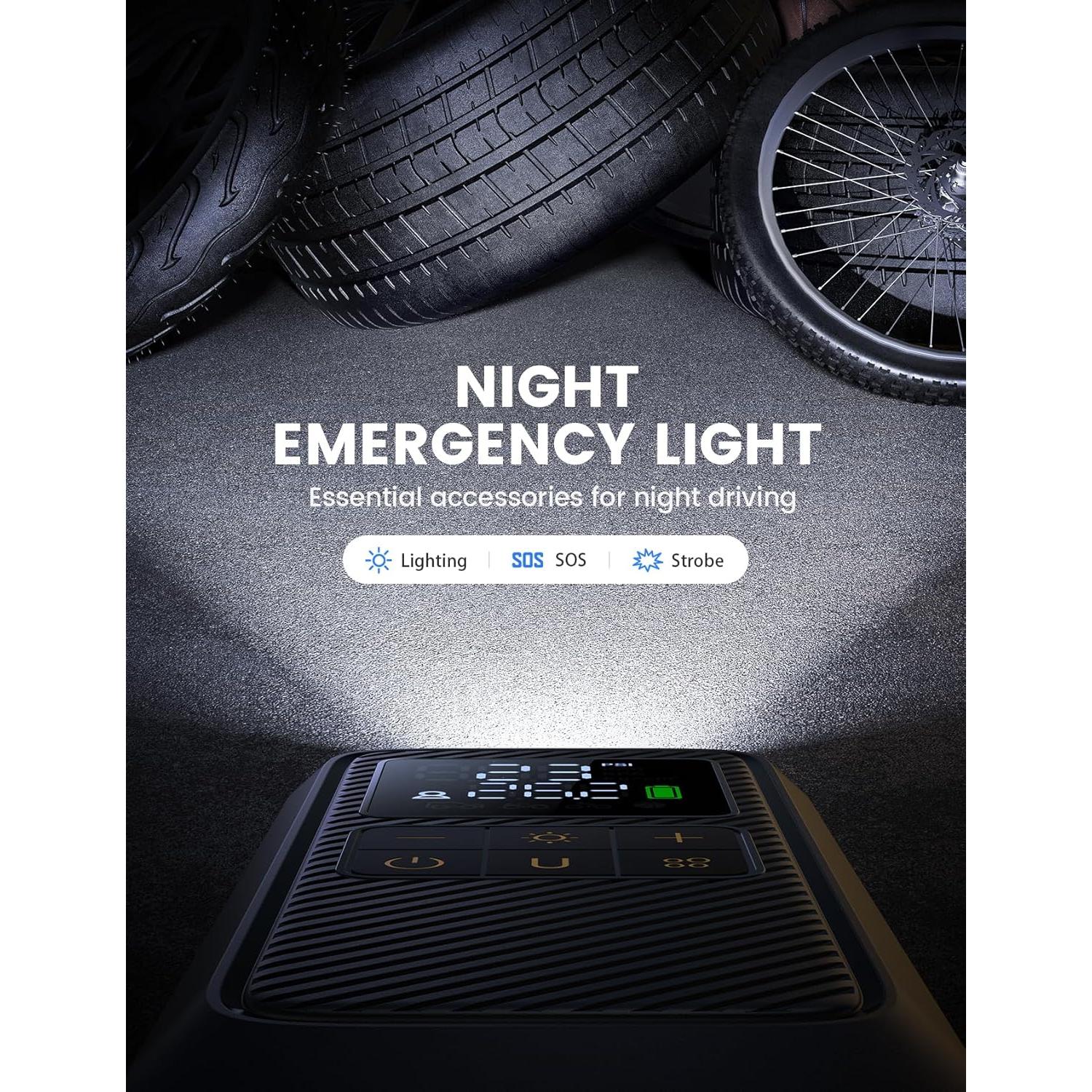 Compresor de Aire Portátil Lamicall VHEP03 150 PSI Batería