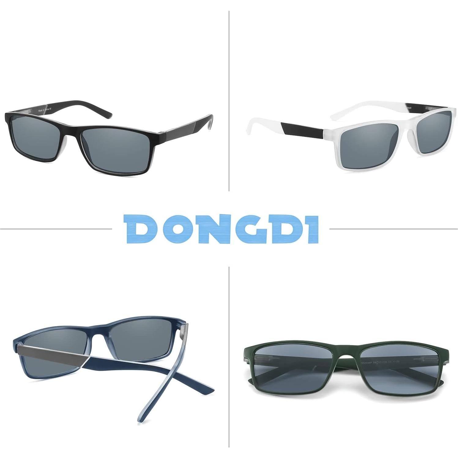 Gafas de lectura DONGDI 4 Pack Anti Luz Azul 1.25