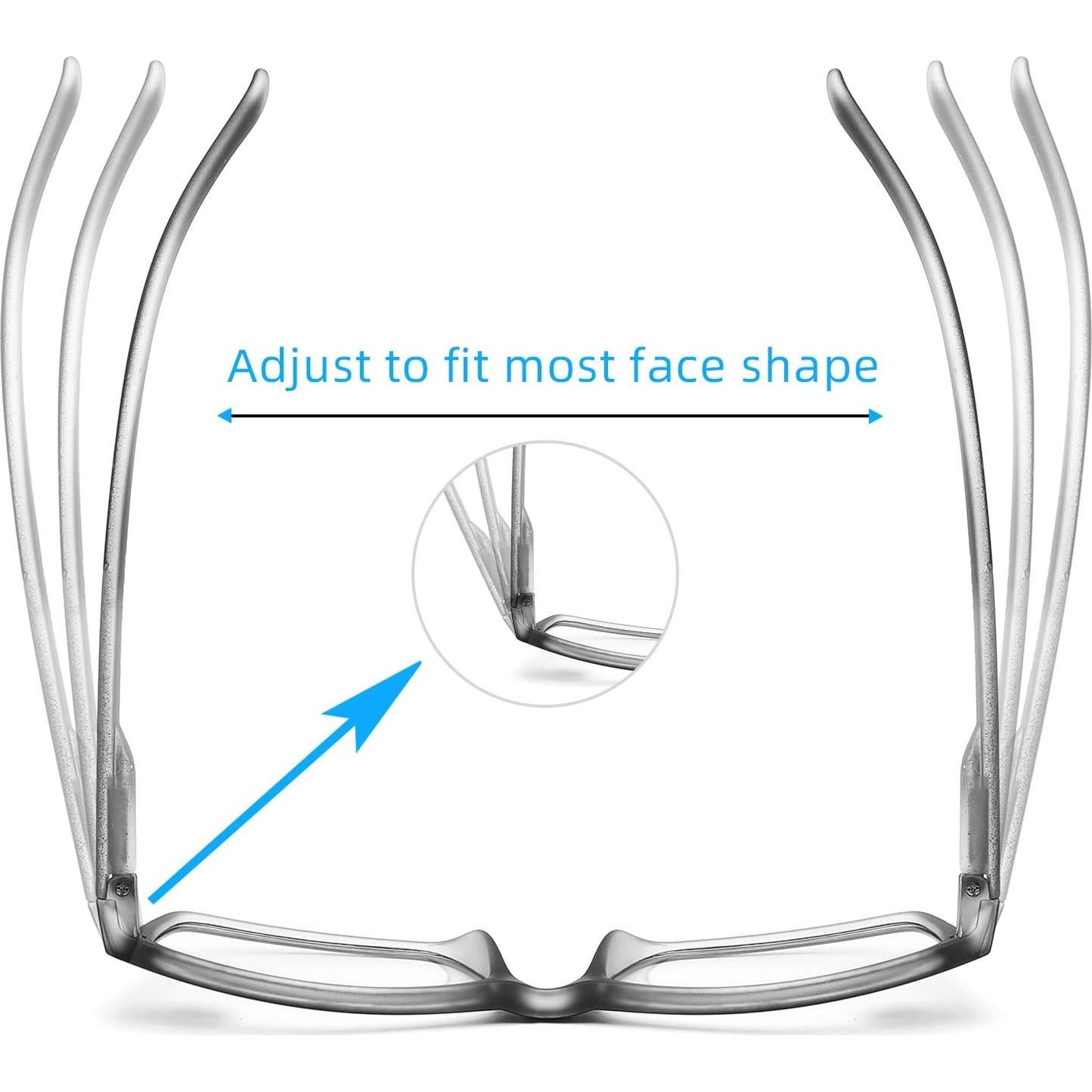 Gafas de lectura DONGDI 5pack-mix 2.00 anti luz azul