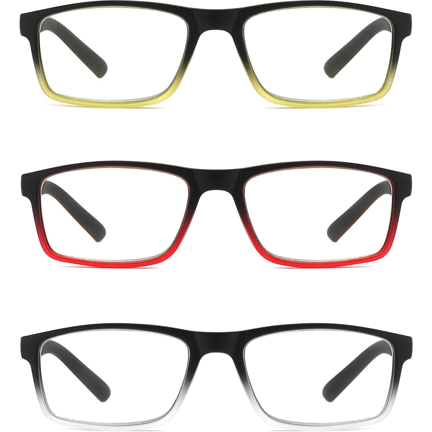 Gafas de lectura DONGDI anti luz azul UV400 4 paquetes