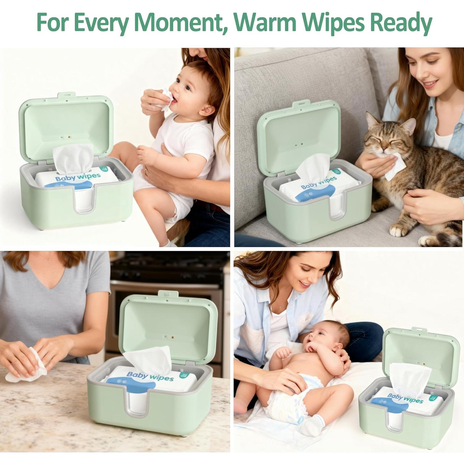 Calentador de Toallitas Chefhandy para Bebés con Luz UV y 3 Modos