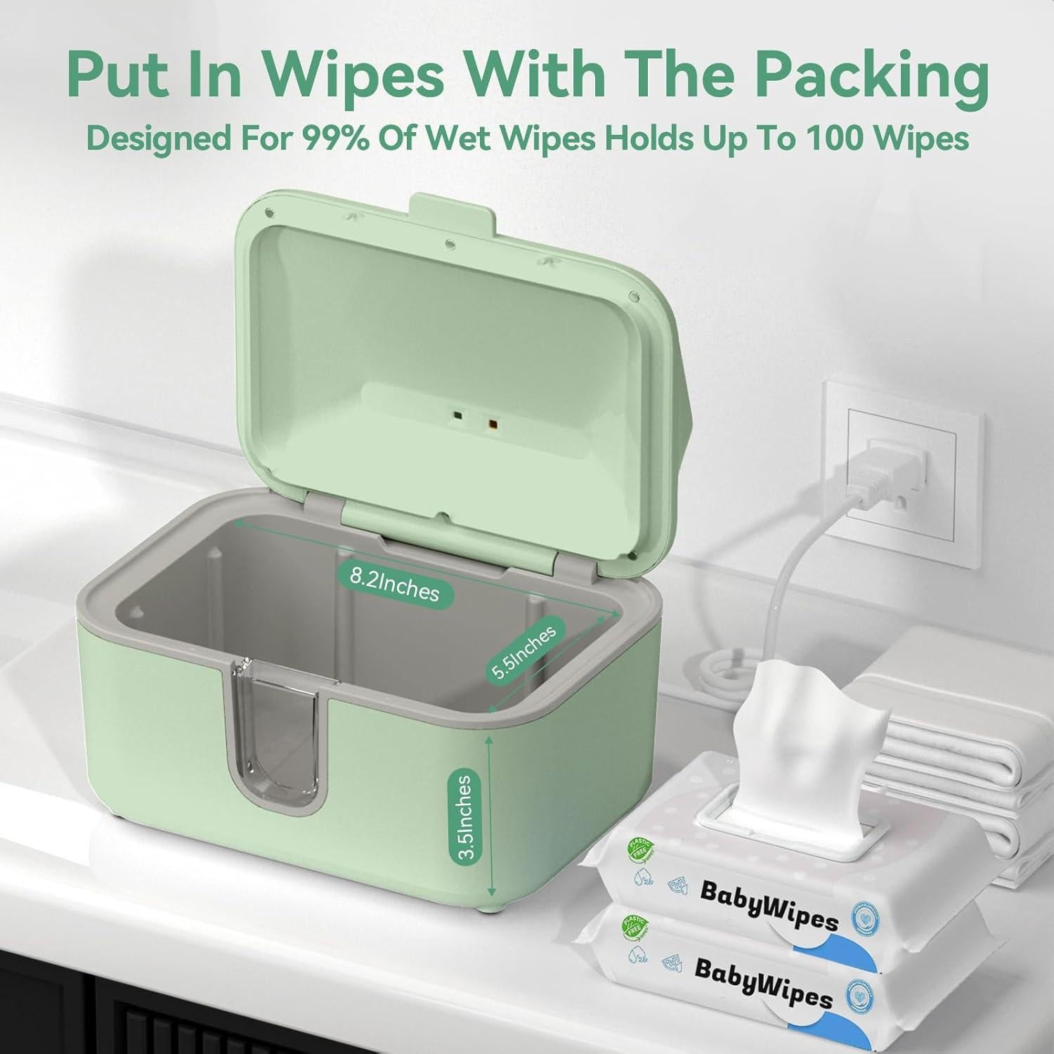 Calentador de Toallitas Chefhandy para Bebés con Luz UV y 3 Modos