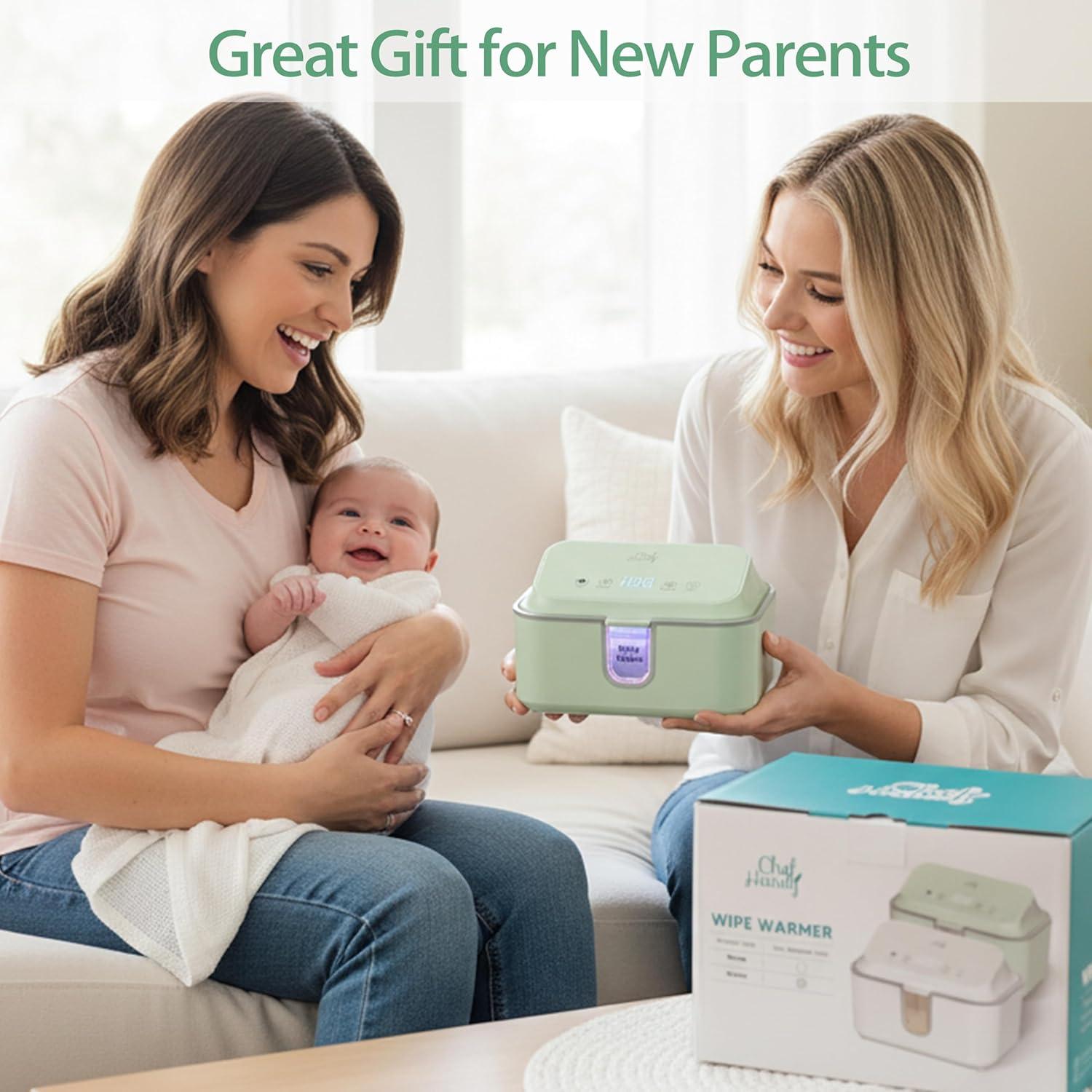 Calentador de Toallitas Chefhandy para Bebés con Luz UV y 3 Modos