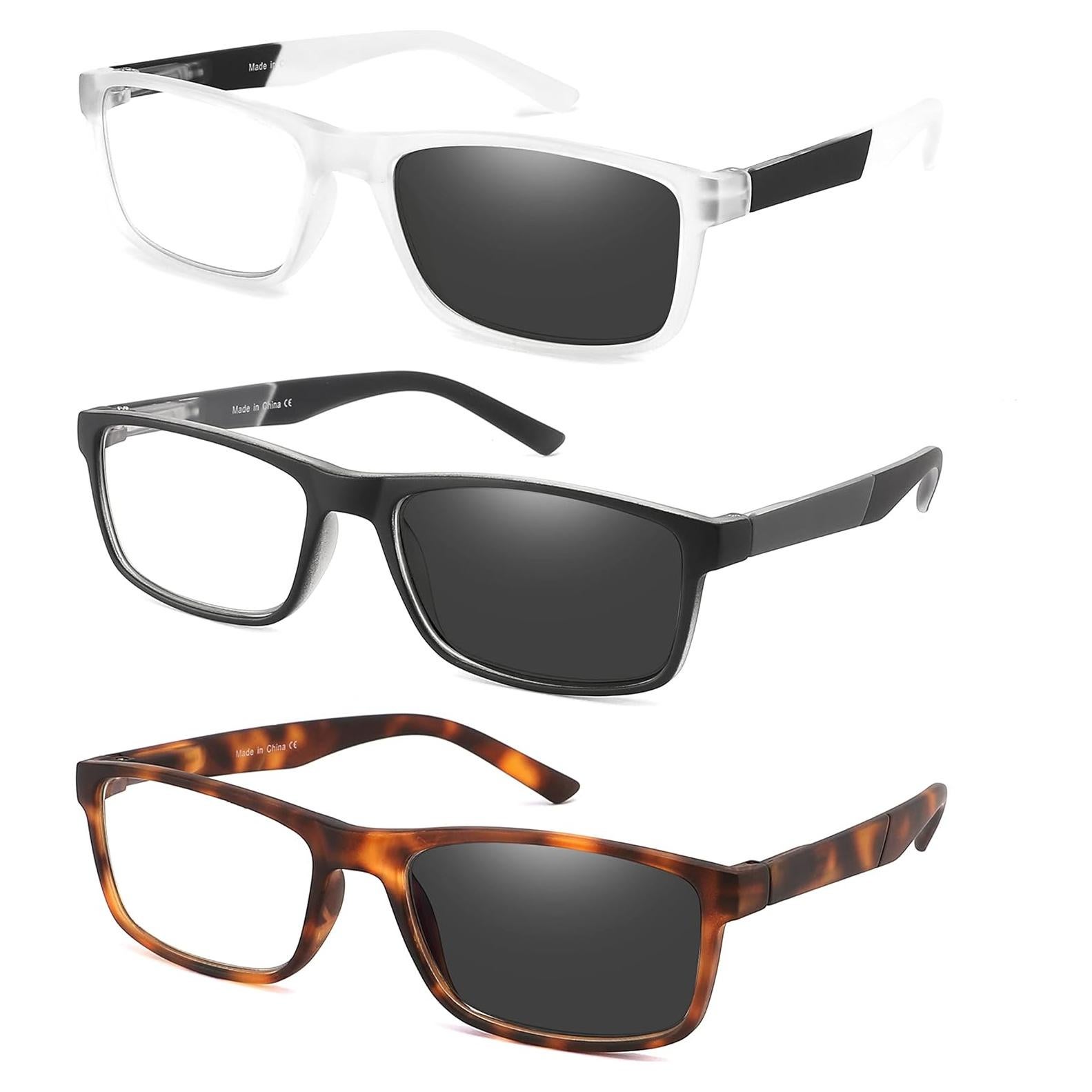 Gafas de lectura DONGDI anti luz azul UV400 3 paquetes