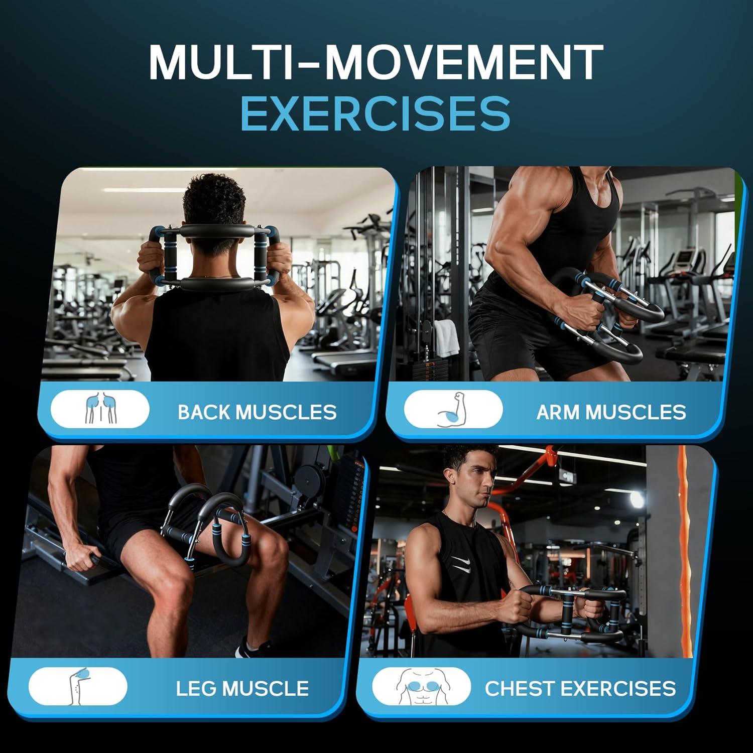 Entrenador de Brazo EINOJEOY b006 Resistencia Ajustable 18-45 kg