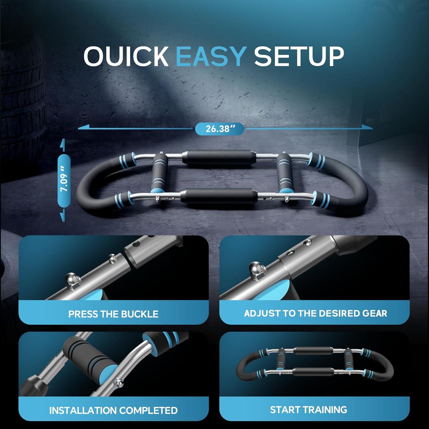 Entrenador de Brazo EINOJEOY b006 Resistencia Ajustable 18-45 kg