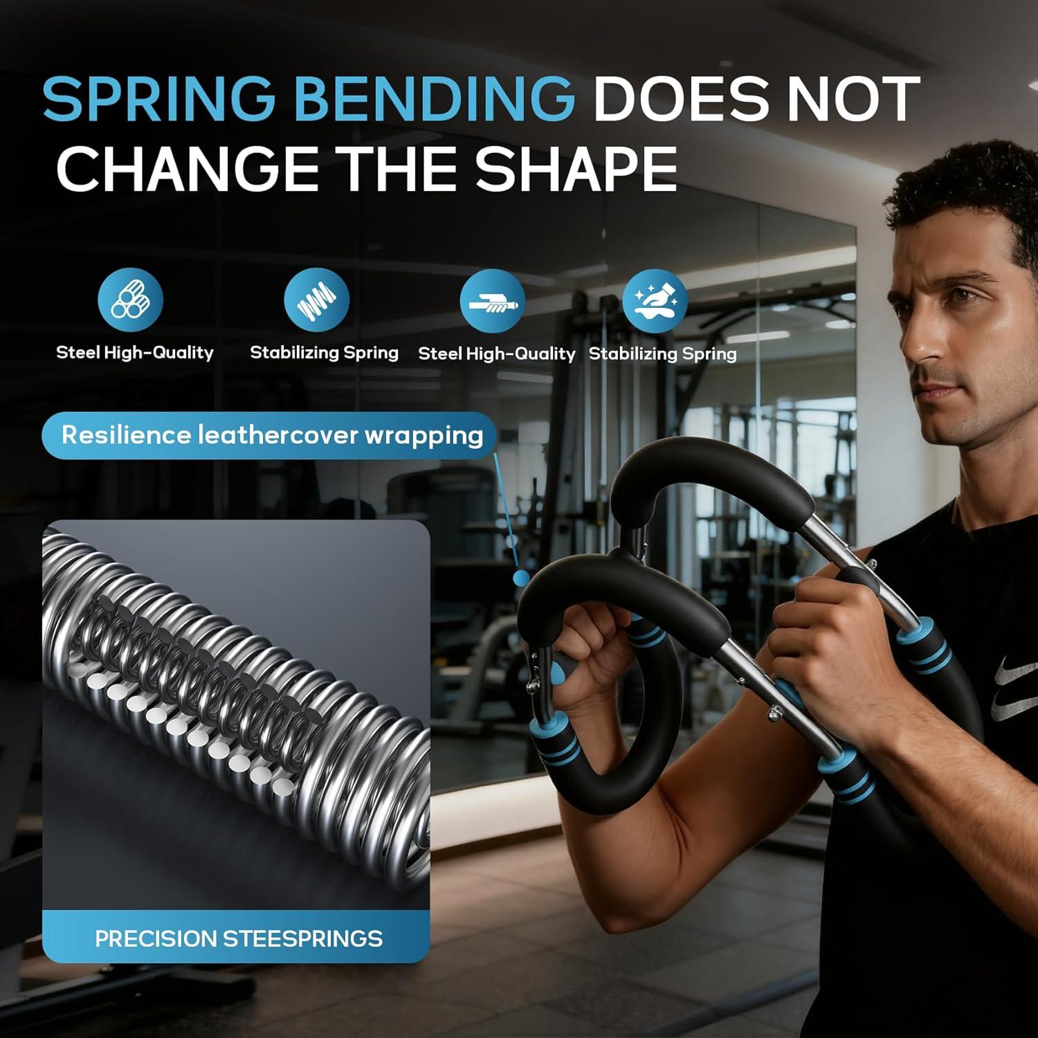 Entrenador de Brazo EINOJEOY b006 Resistencia Ajustable 18-45 kg