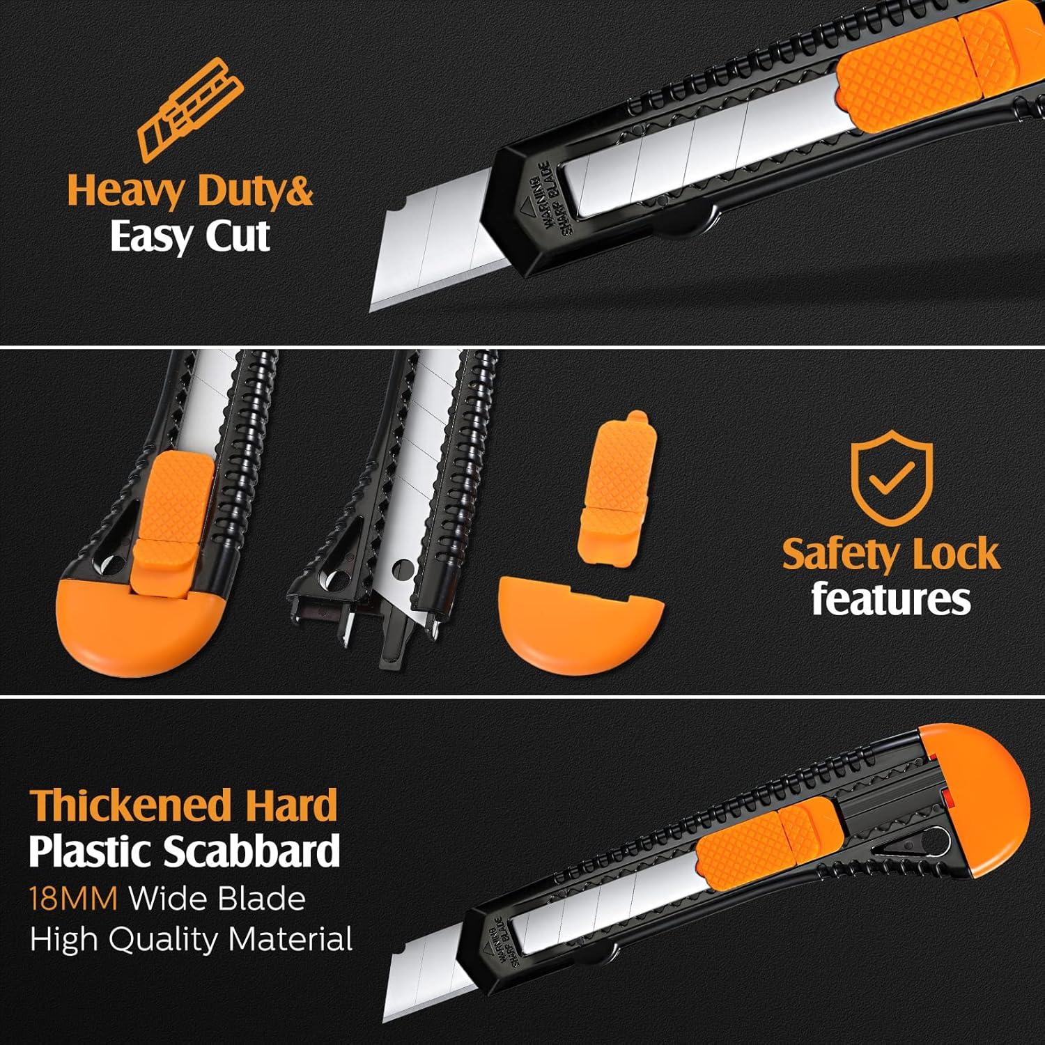 Cortador de Cajas Retráctil Lasnten 30 Piezas 18mm