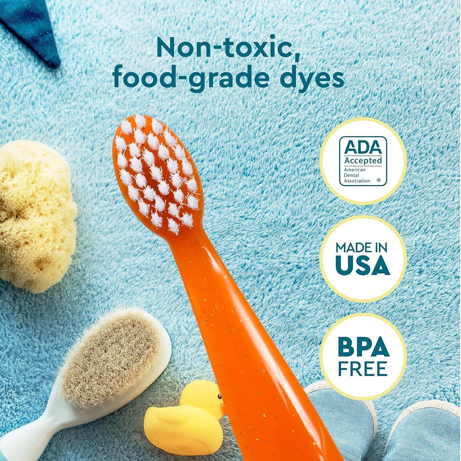 Cepillo de Dientes RADIUS Totz Extra Suave para Niños 18+ Meses Azul