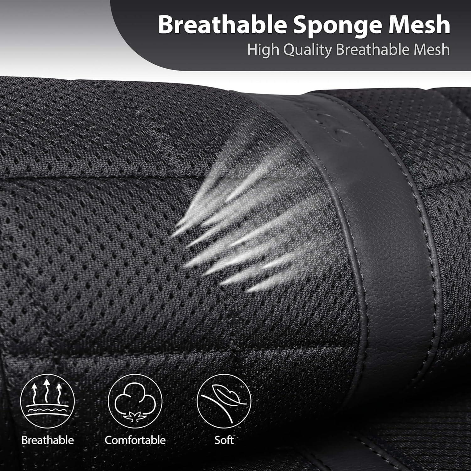Fundas de Asiento Delanteras CAR PASS 3D Air Mesh Todo Negro