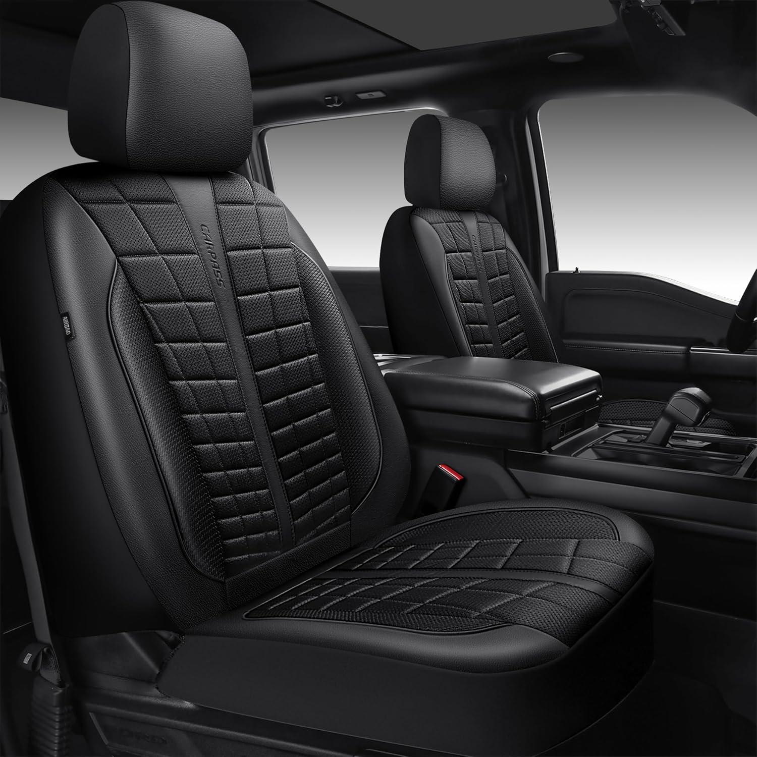 Fundas de Asiento Delanteras CAR PASS 3D Air Mesh Todo Negro